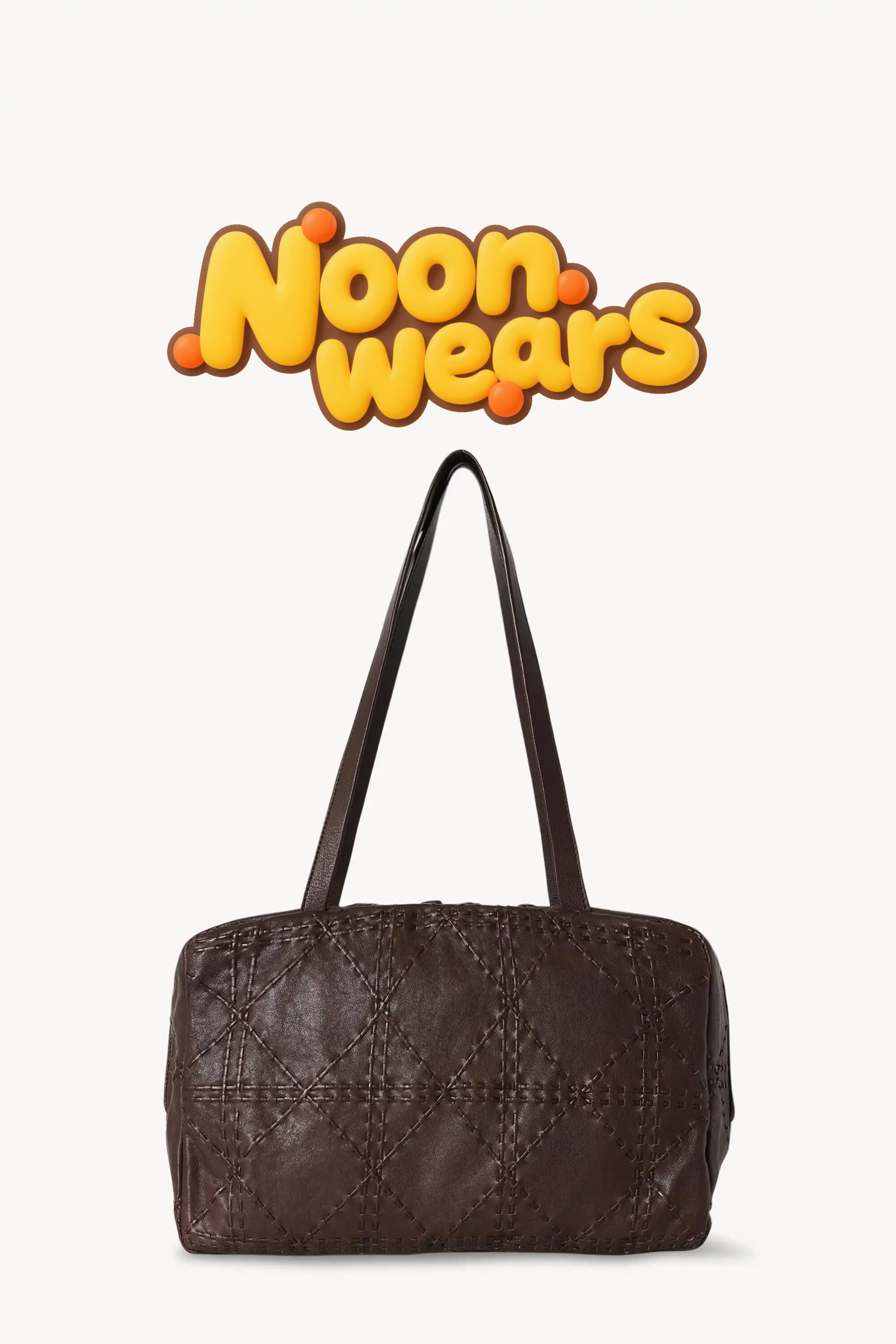 Astra Bowling Bag in Embroidered Leather