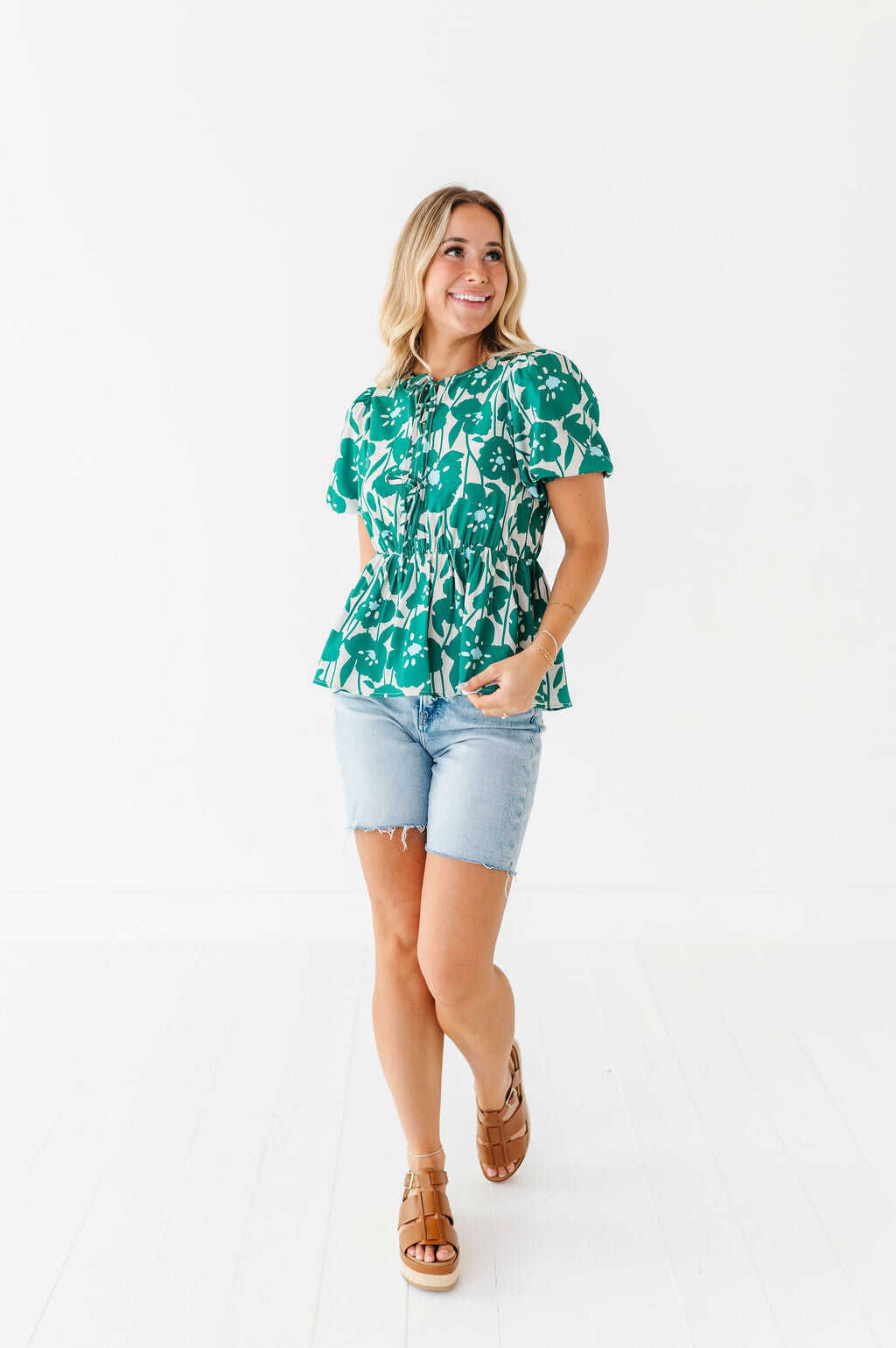 Evana Tie Blouse