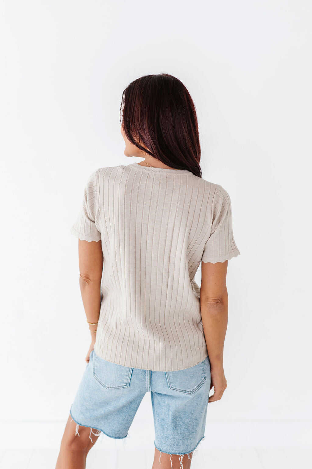 Taryn Ribbed Top - Size Small & Large Left