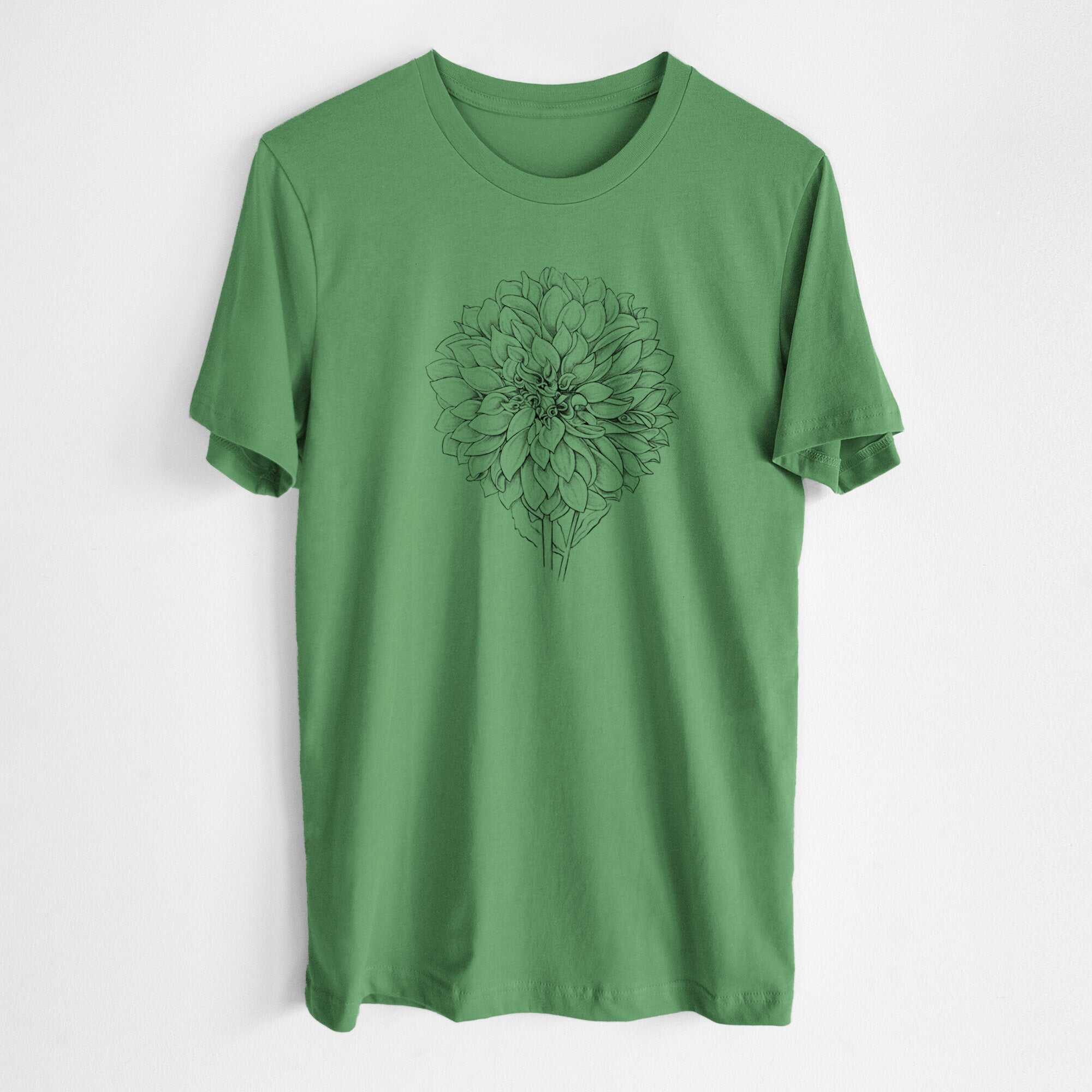 Dahlia Cafe Au Lait - Lightweight 100% Cotton Unisex Crewneck