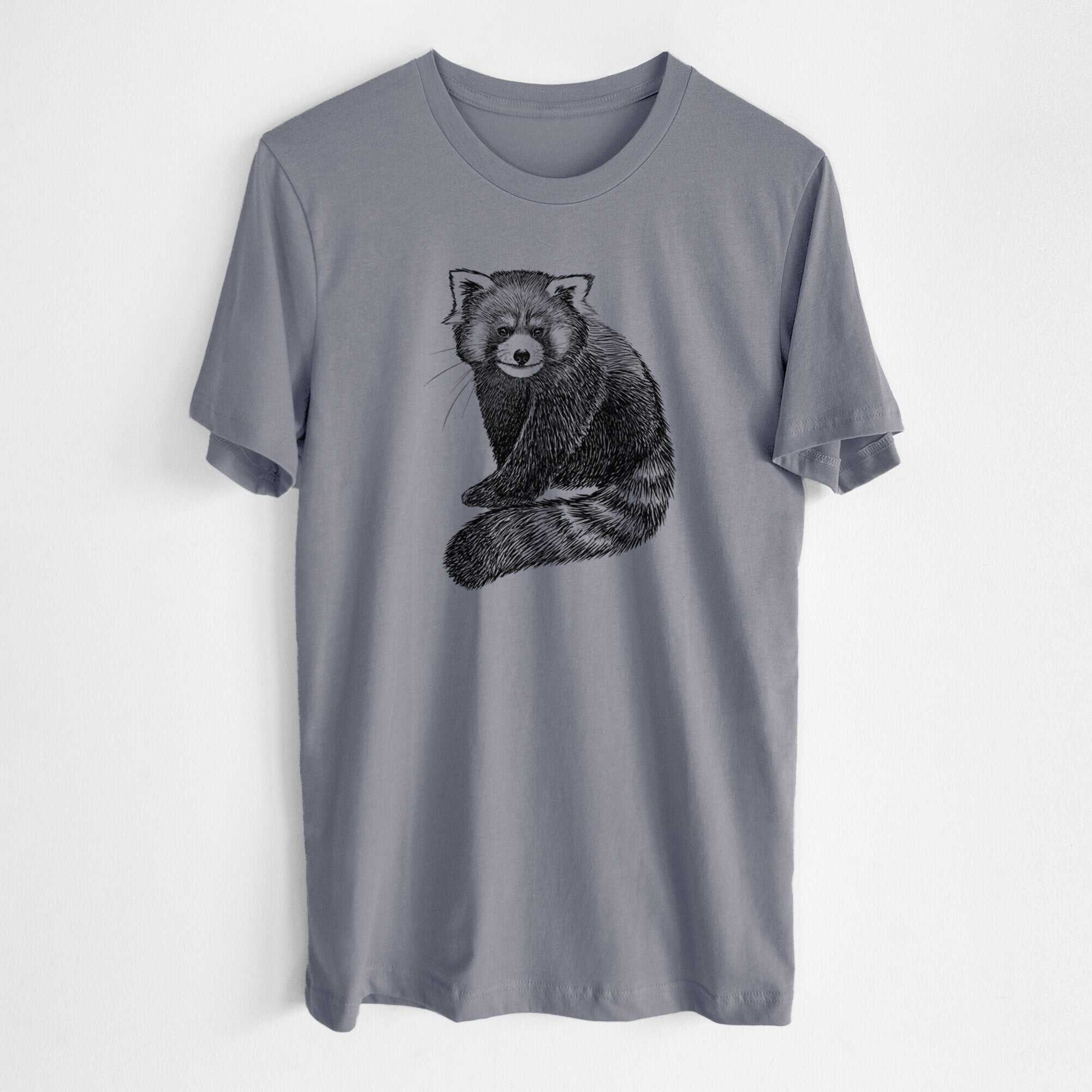 Red Panda - Ailurus fulgens styani - Lightweight 100% Cotton Unisex Crewneck