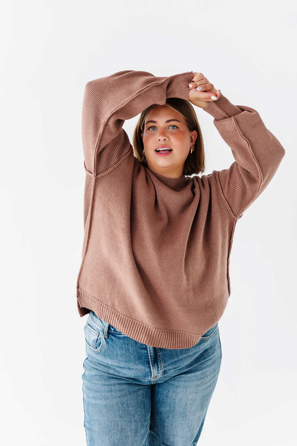 Tristan Drop Shoulder Sweater - Size 3X Left