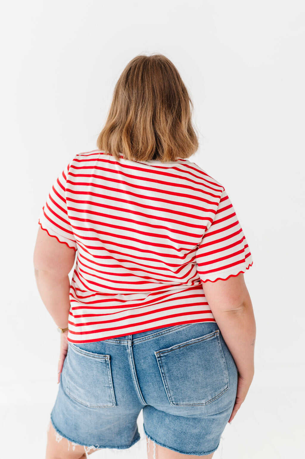 Lincoln Striped Top - Size 3XL Left