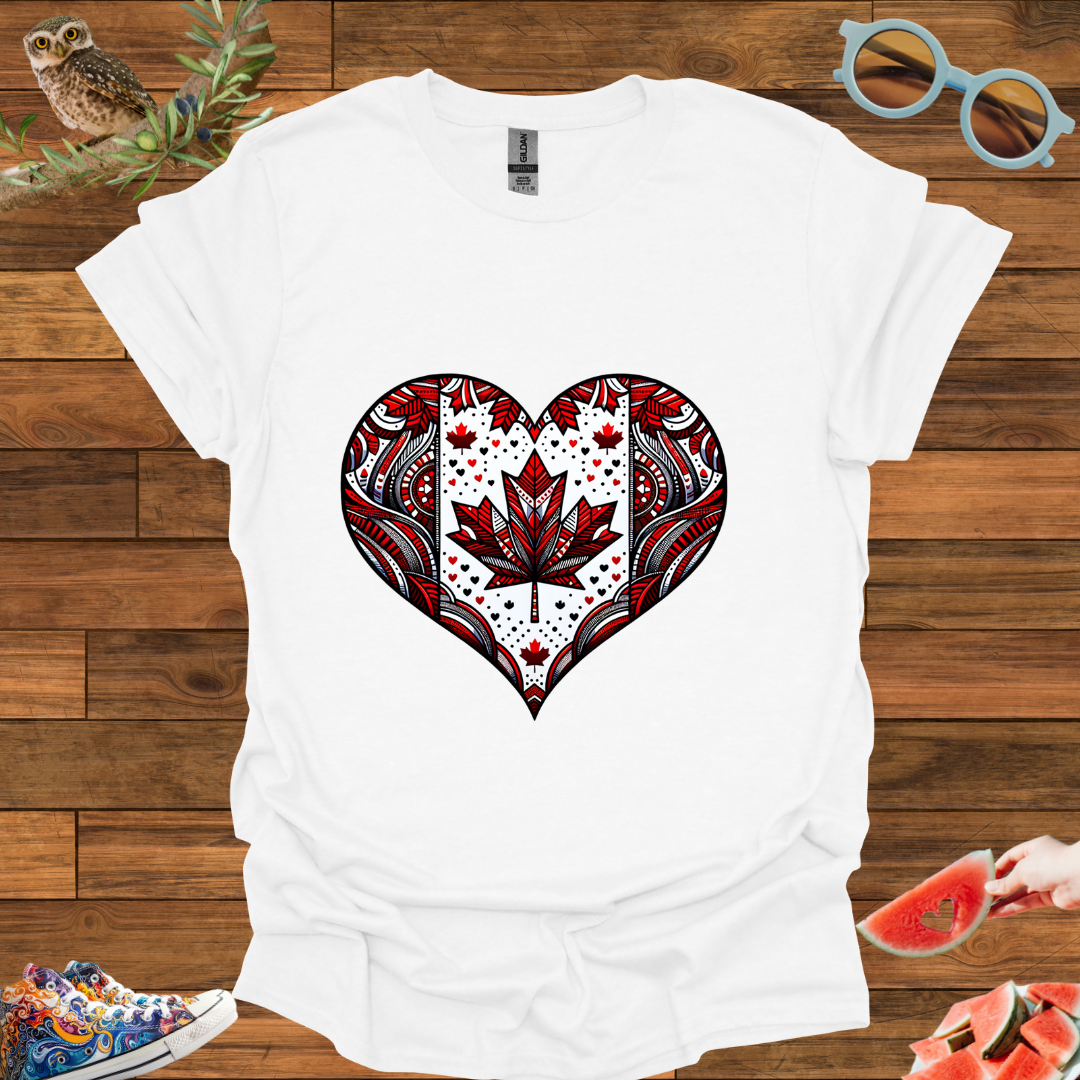 ZCKBDCanada Heart T-Shirt