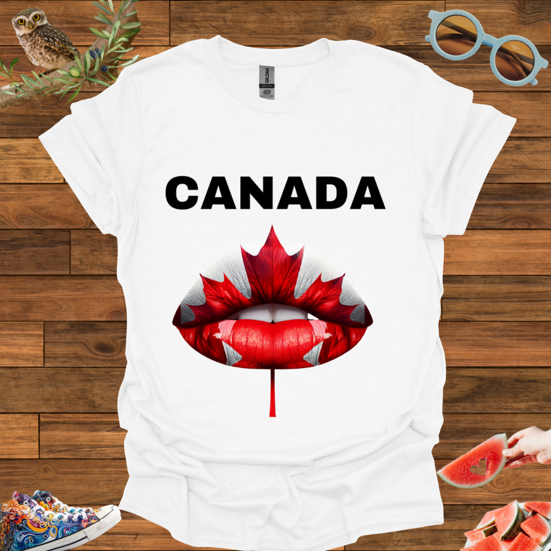 ZCKBDCanada lip T-Shirt