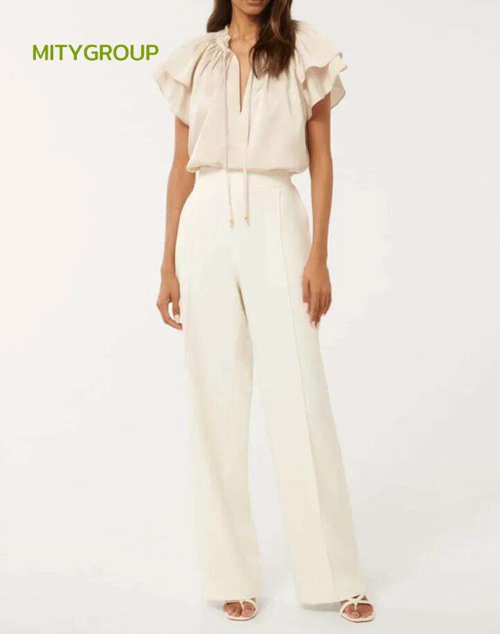 Petite Wide-Leg Pants
