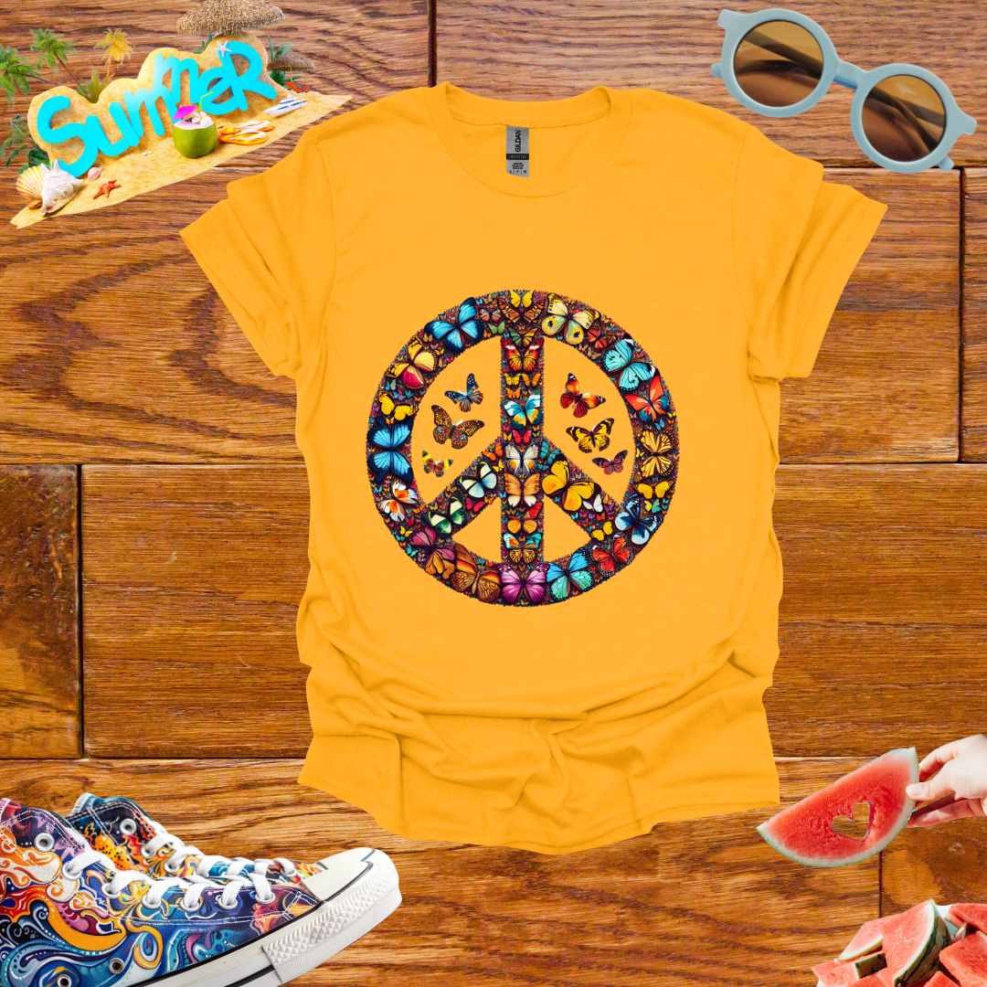 ZCKBDButterfly Peace T-Shirt