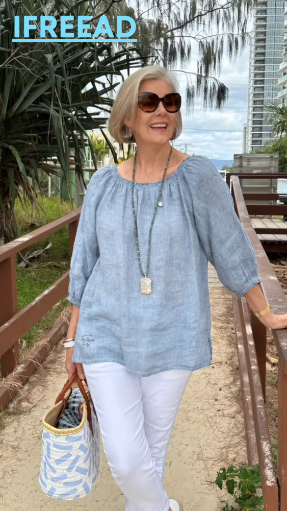 2024 Spring Women's Casual Cotton linen top