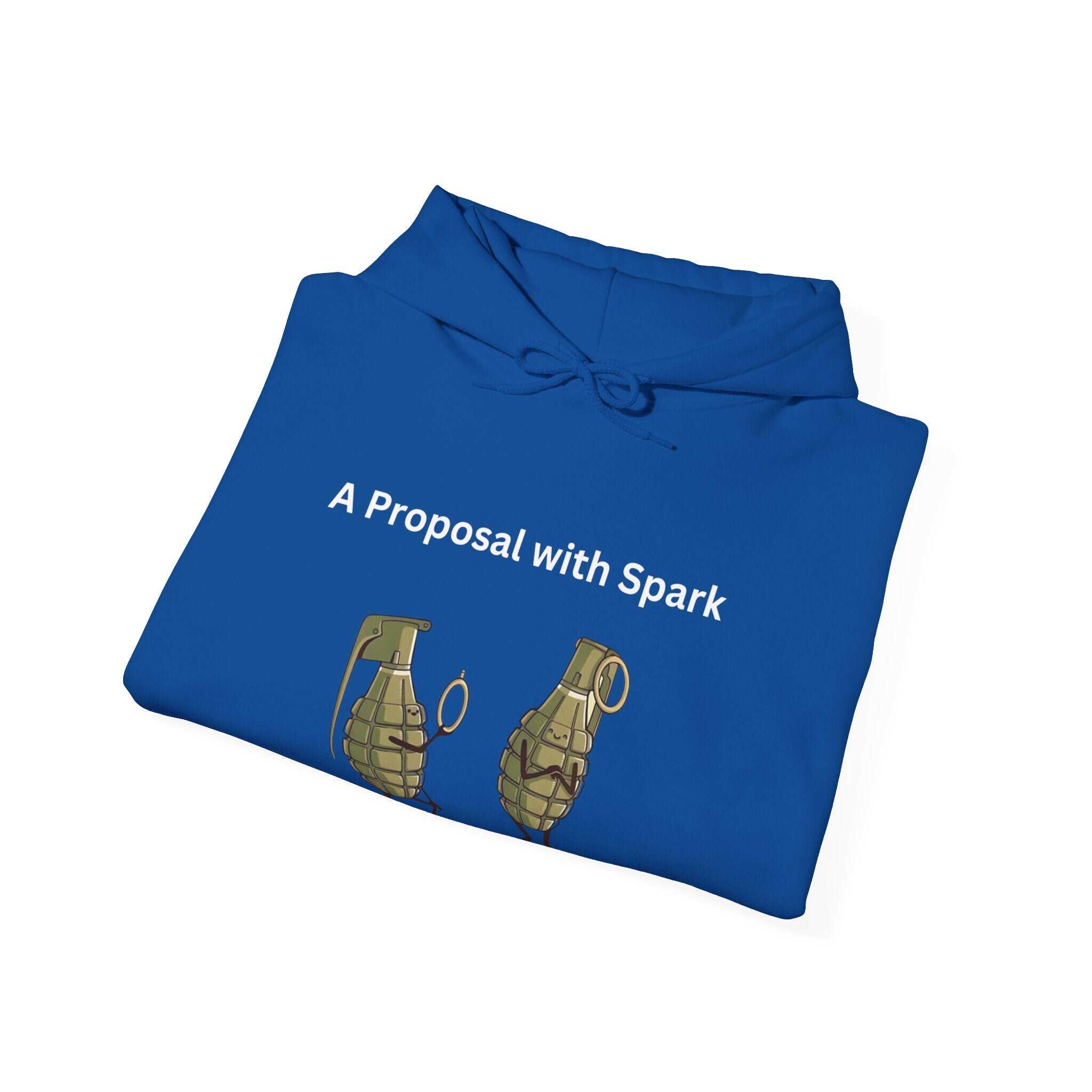 ZCKBDA Proposal with Spark. Unisex Heavy Blend™ Hooded Sweatshirt