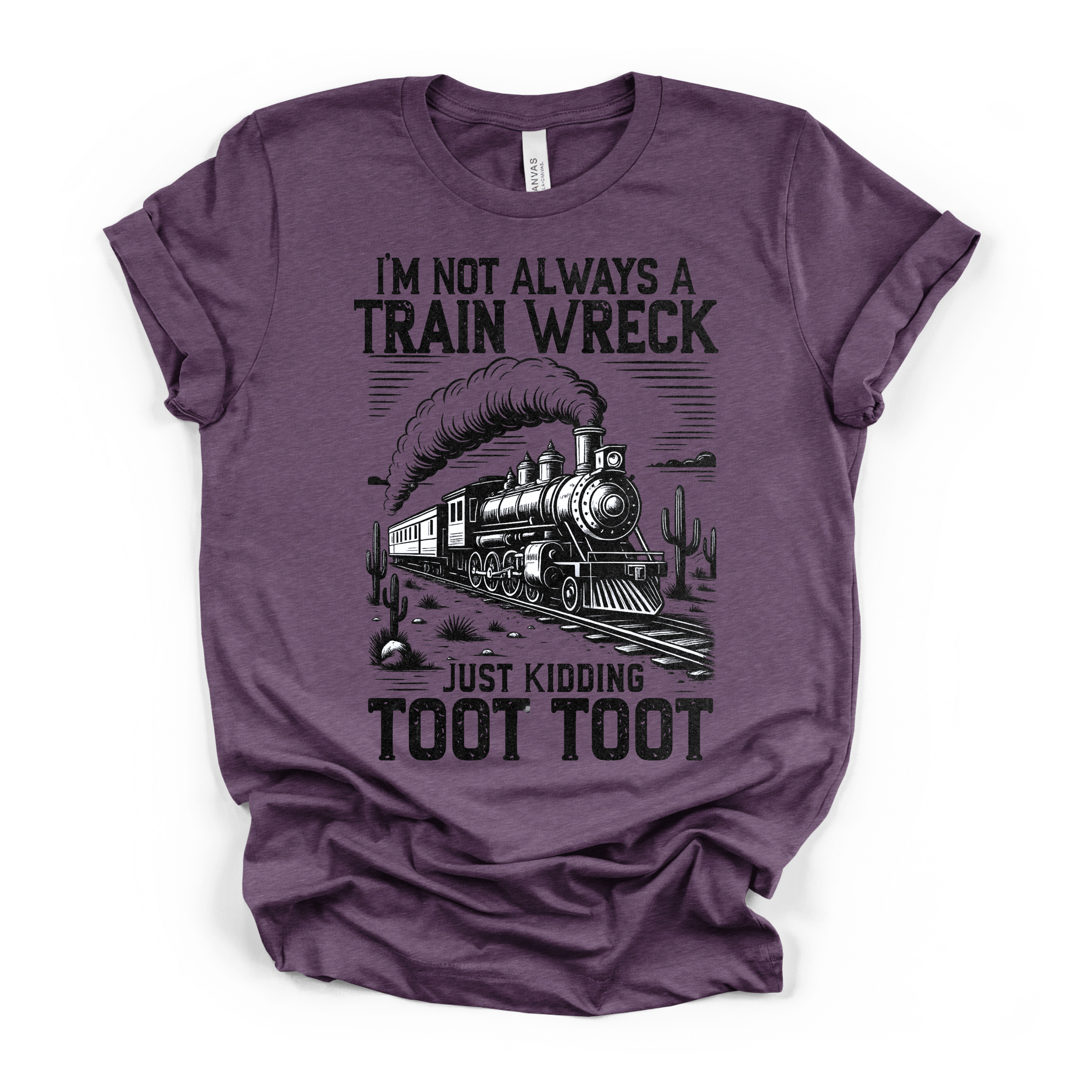 Im Not Always A Train Wreck Women's Humor T Shirt