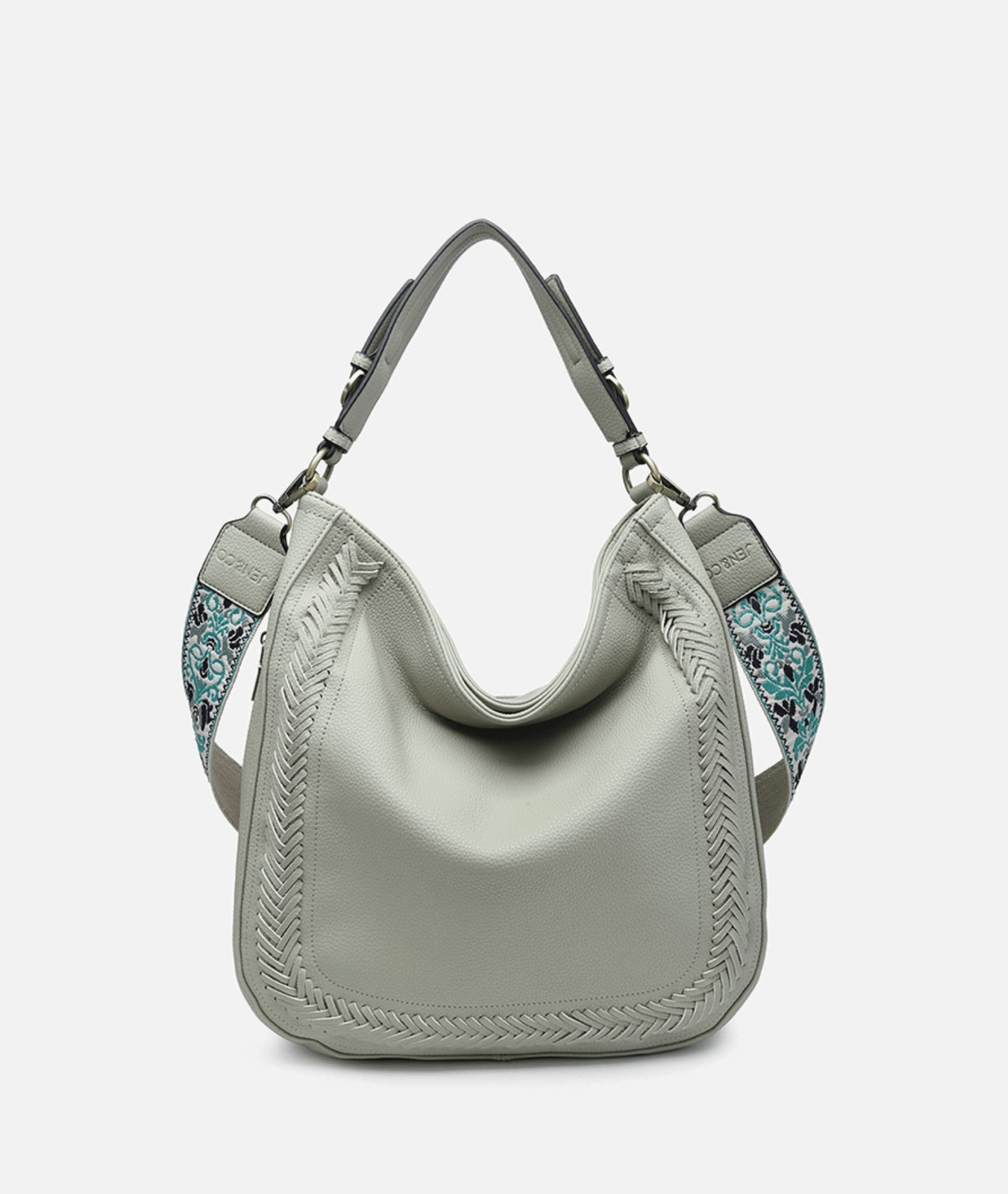 Dakota Hobo/Crossbody w/ Guitar Strap - Light Sage