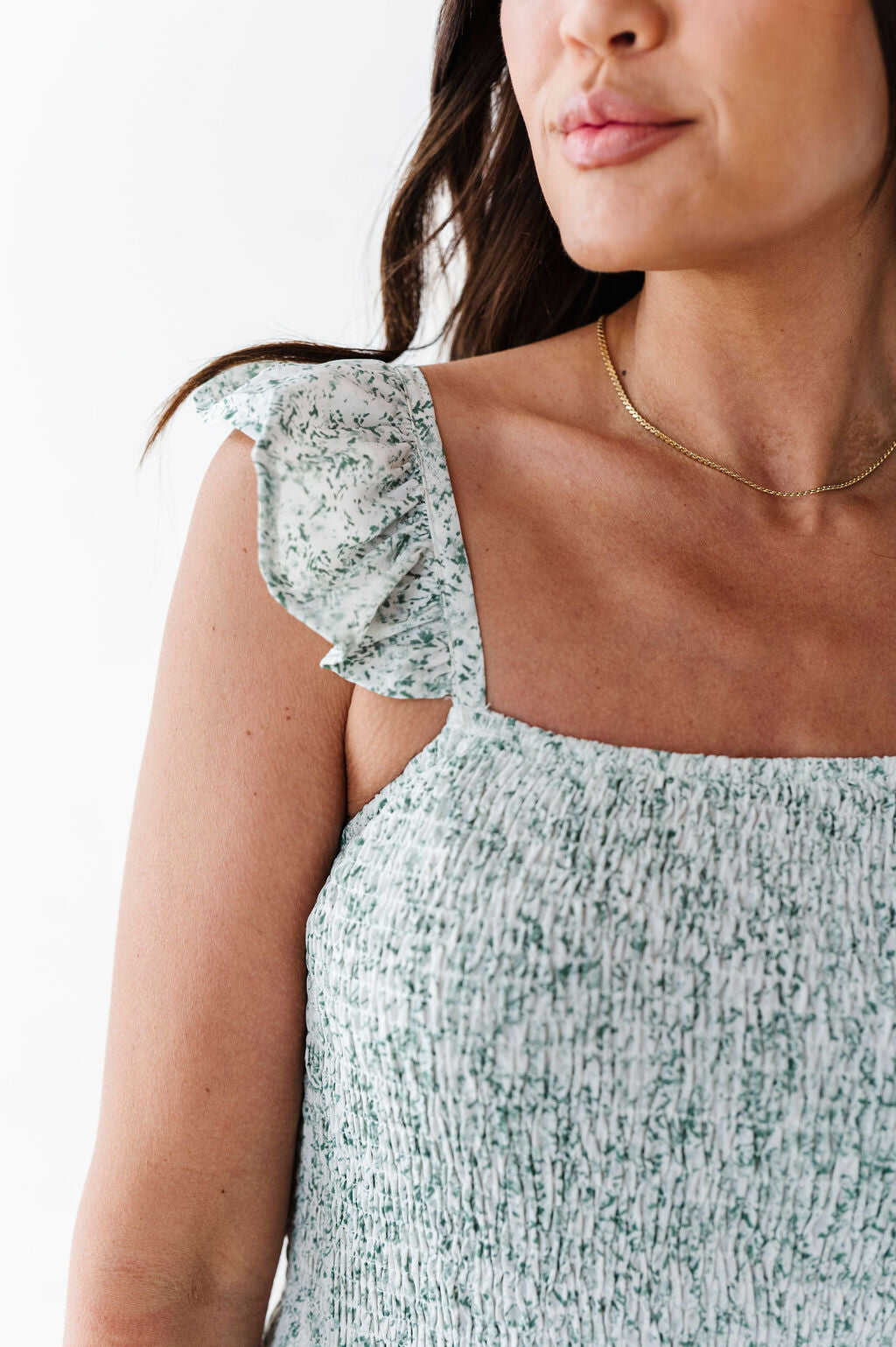 Quincy Ruffle Strap Dress - Size 1X and 2X Left
