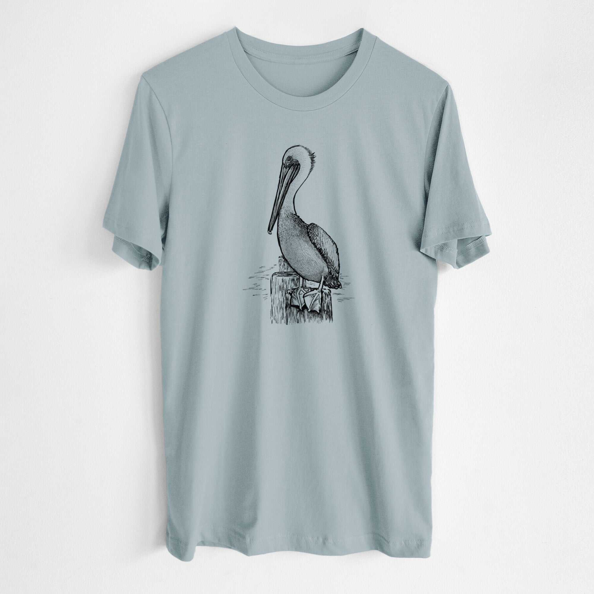 Pelecanus occidentalis - Brown Pelican - Lightweight 100% Cotton Unisex Crewneck