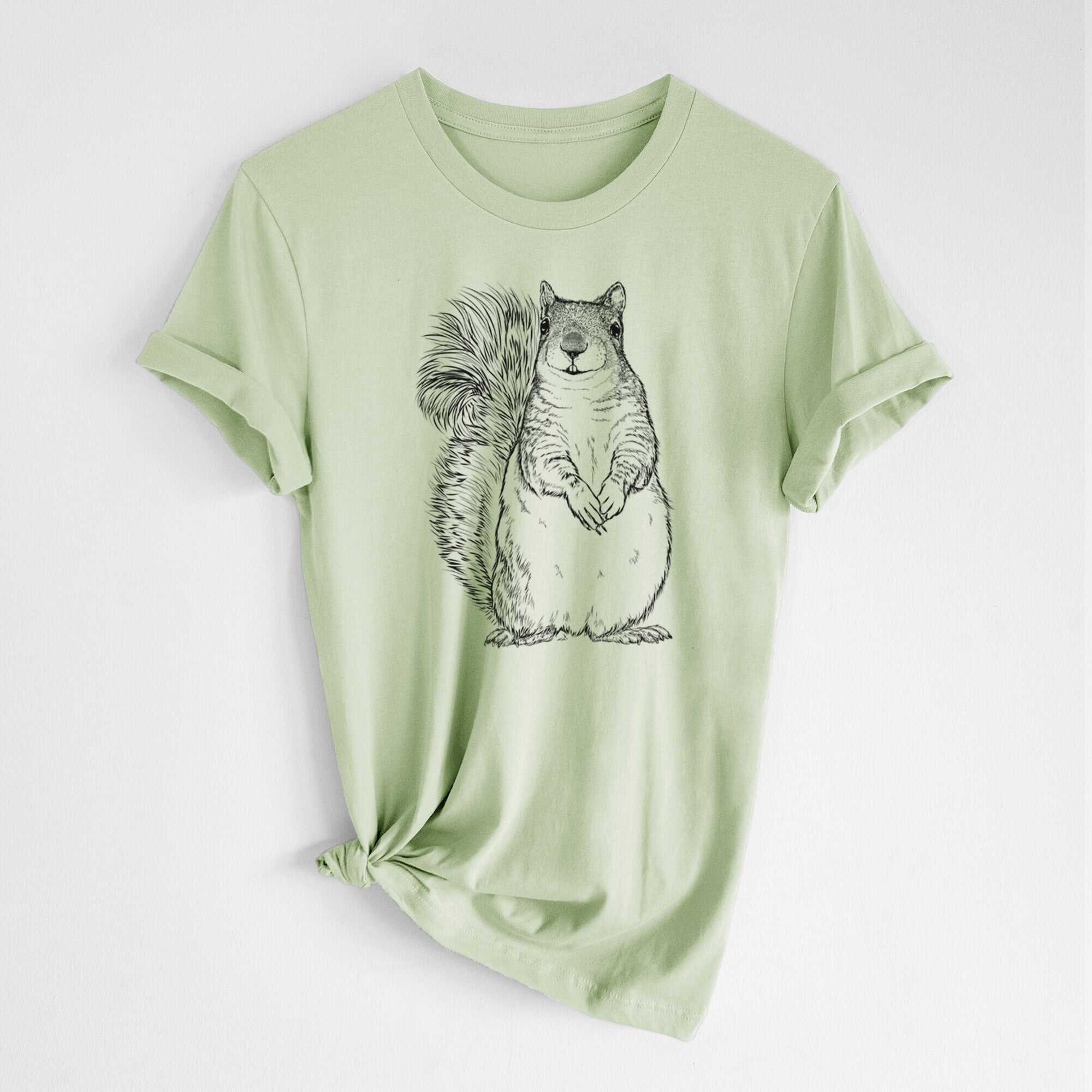 Western Grey Squirrel - Sciurus griseus - Lightweight 100% Cotton Unisex Crewneck