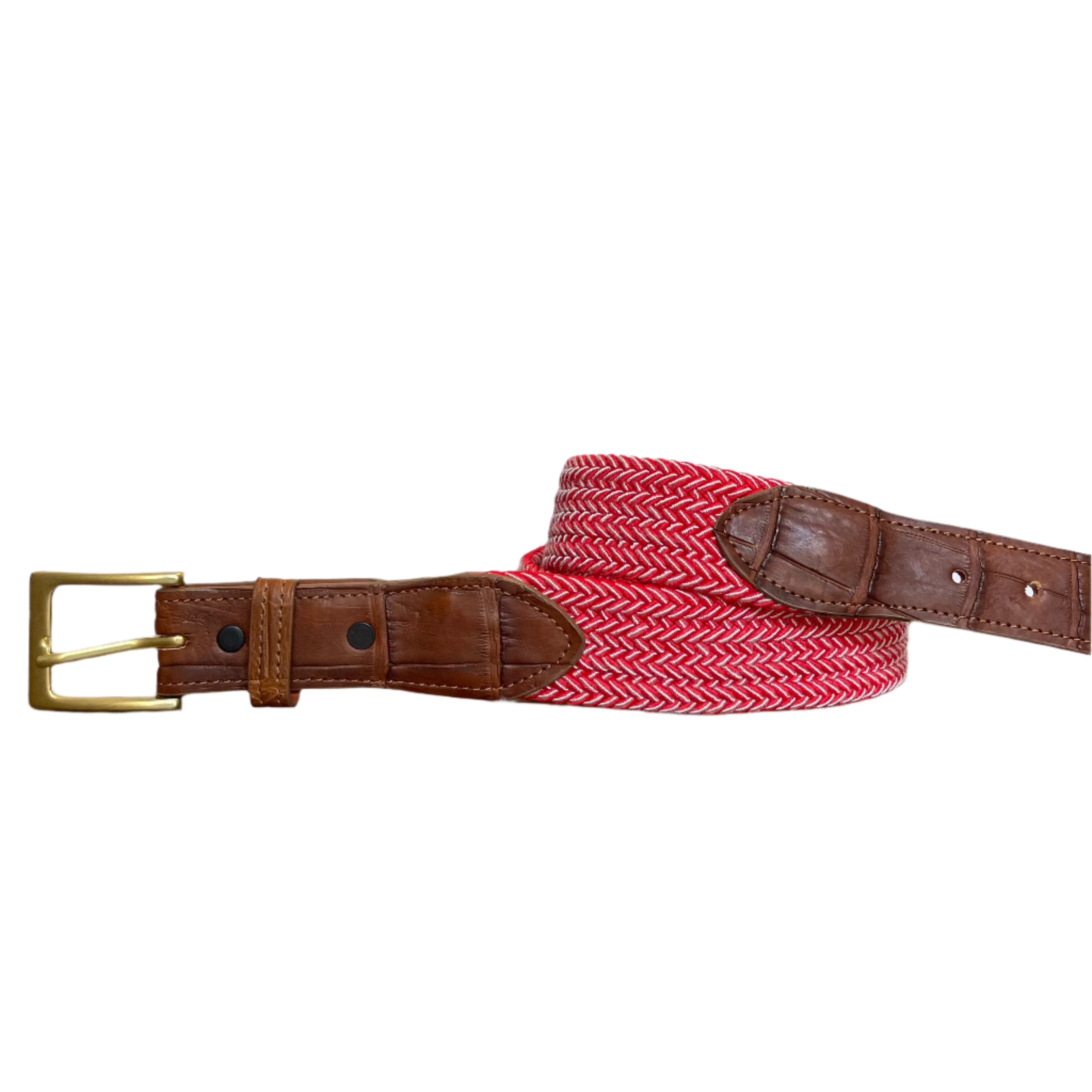 The Stretch Belt, Red & White