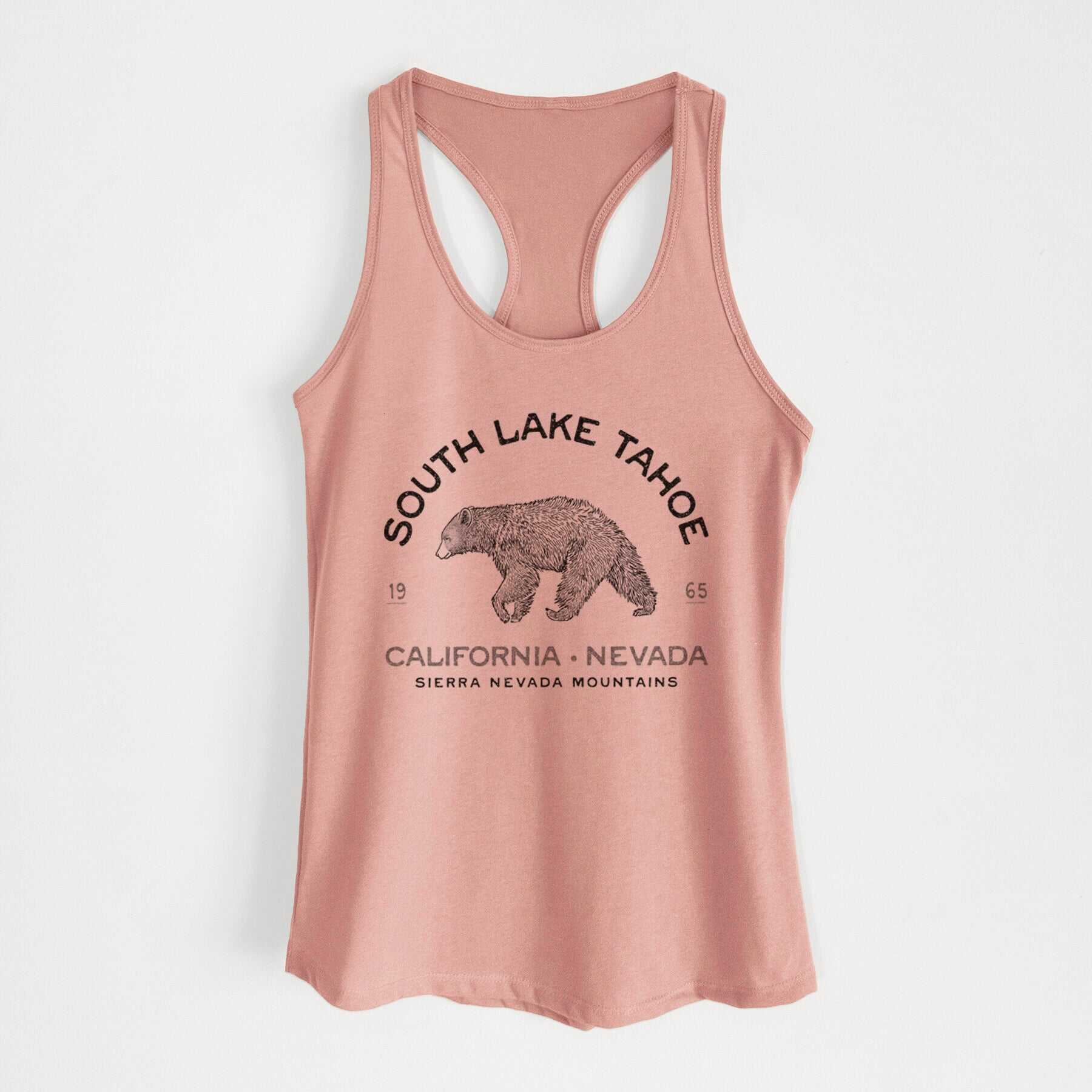South Lake Tahoe Black Bear - Women's Racerback Tanktop
