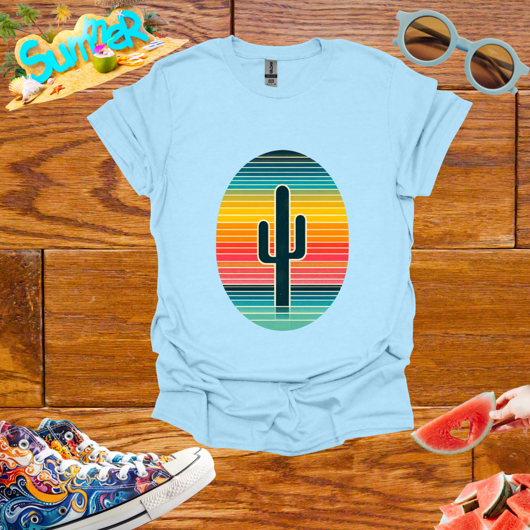 ZCKBDColorful Cactus T-Shirt