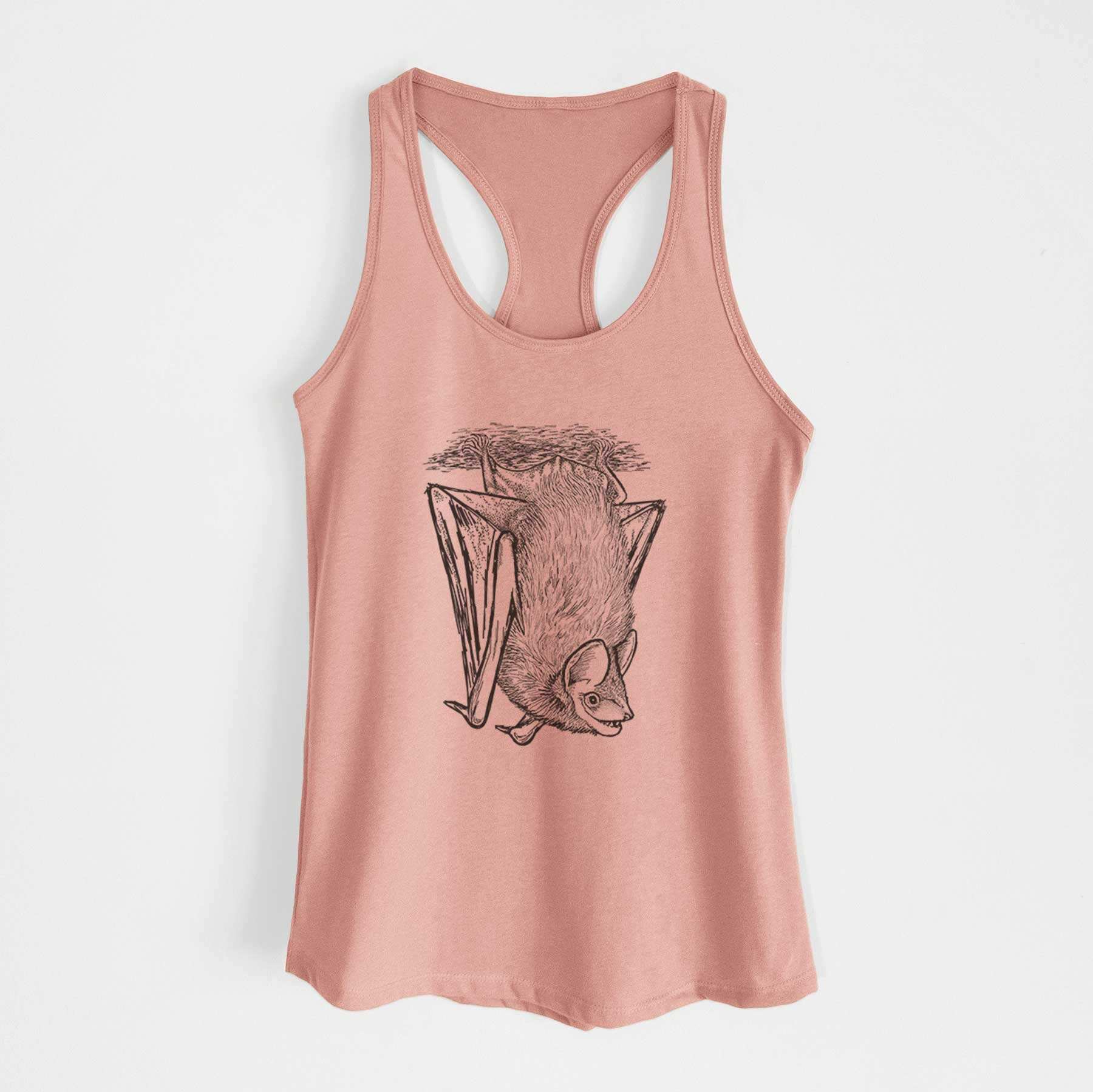Eptesicus fuscus - Big Brown Bat - Women's Racerback Tanktop