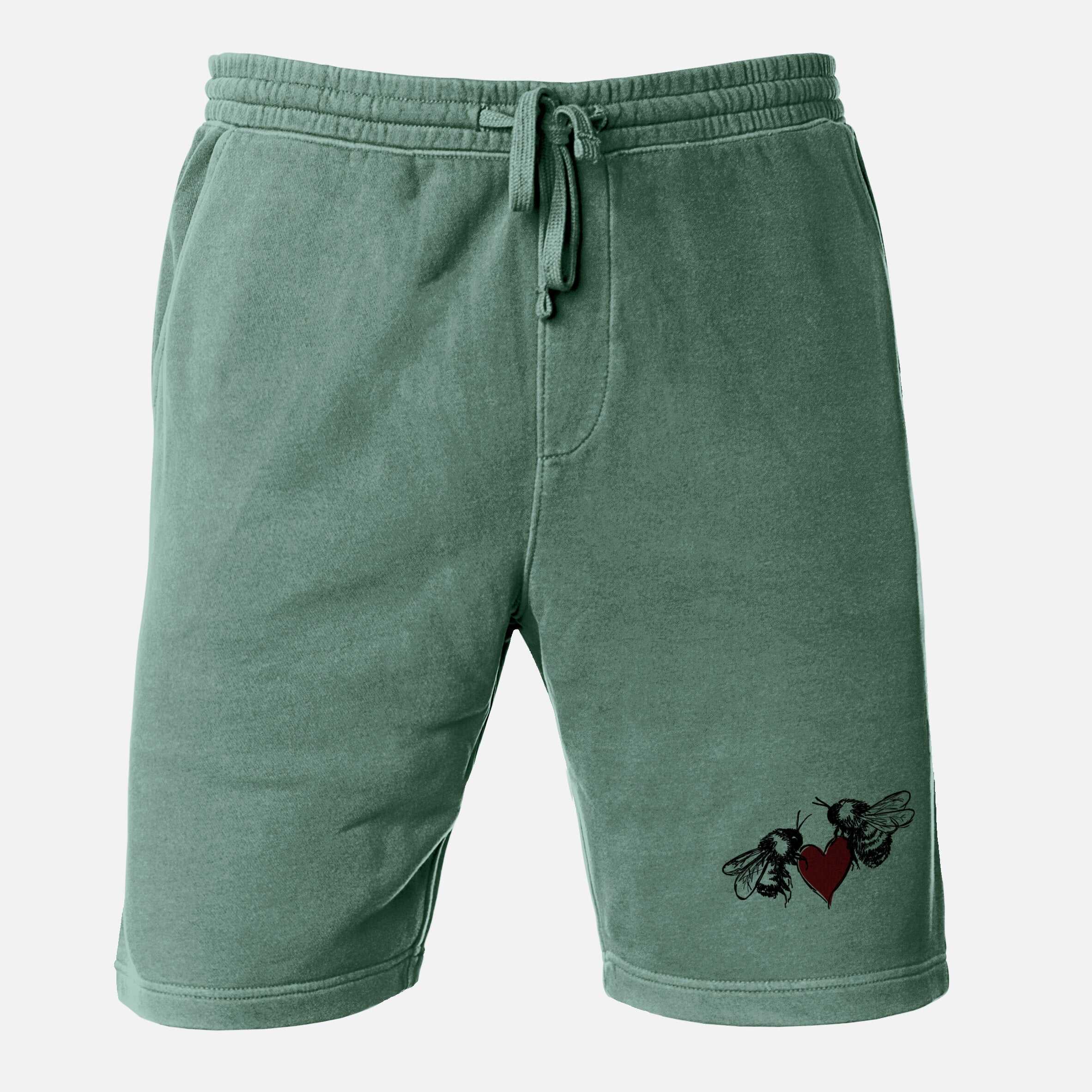 Love Bees - Unisex Pigment Dyed Shorts