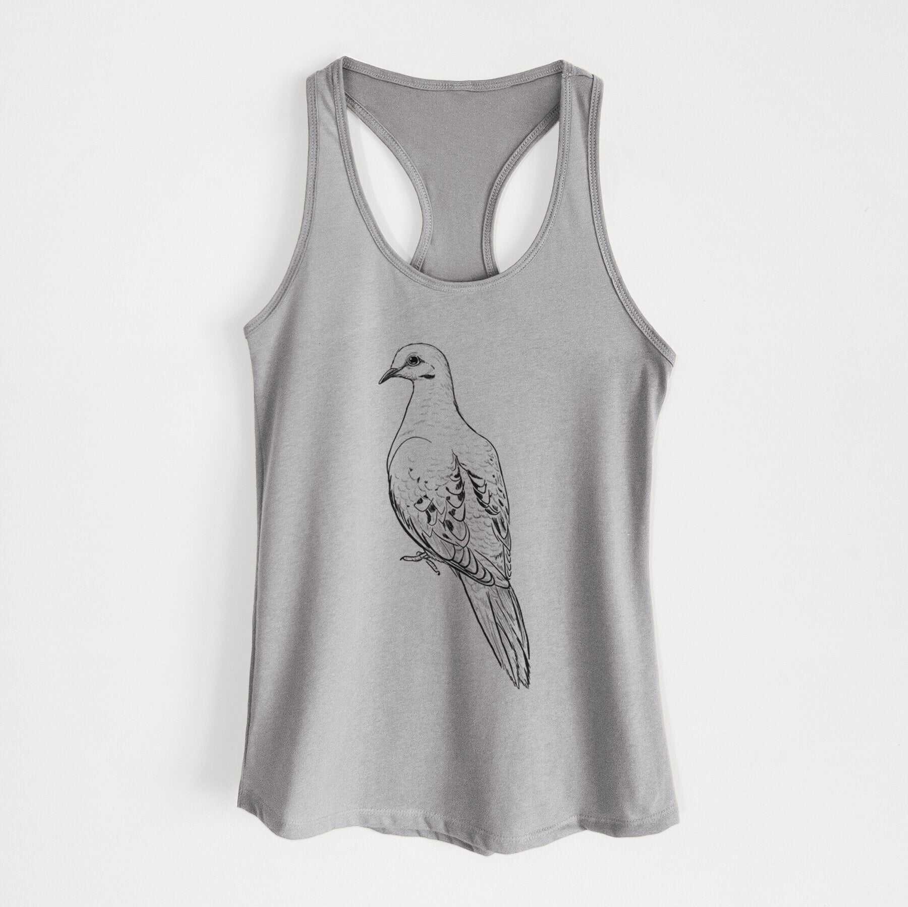 Mourning Dove - Zenaida macroura - Women's Racerback Tanktop