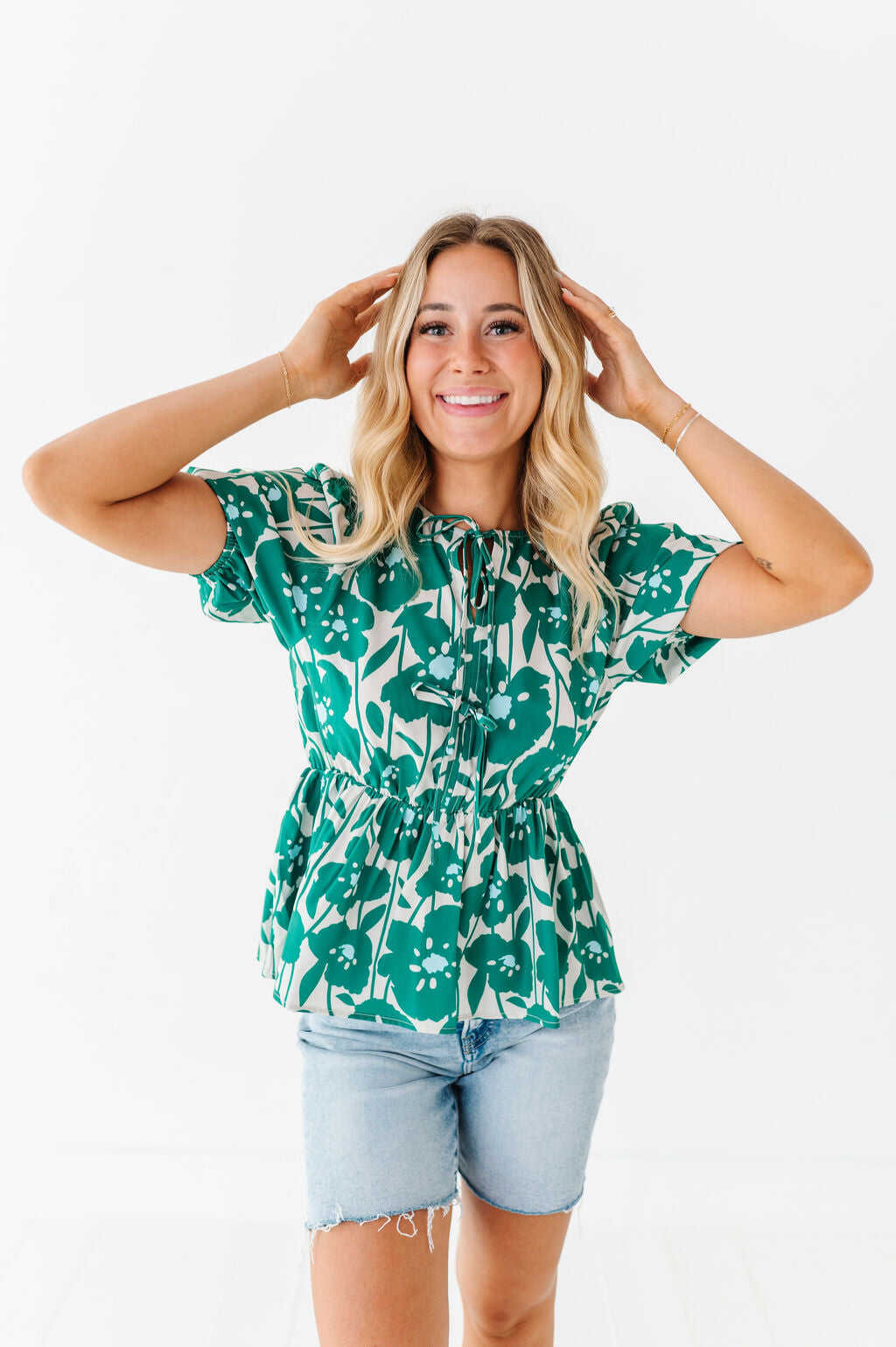 Evana Tie Blouse