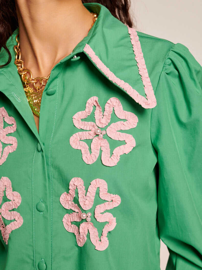 Esmeralda Applique Blouse