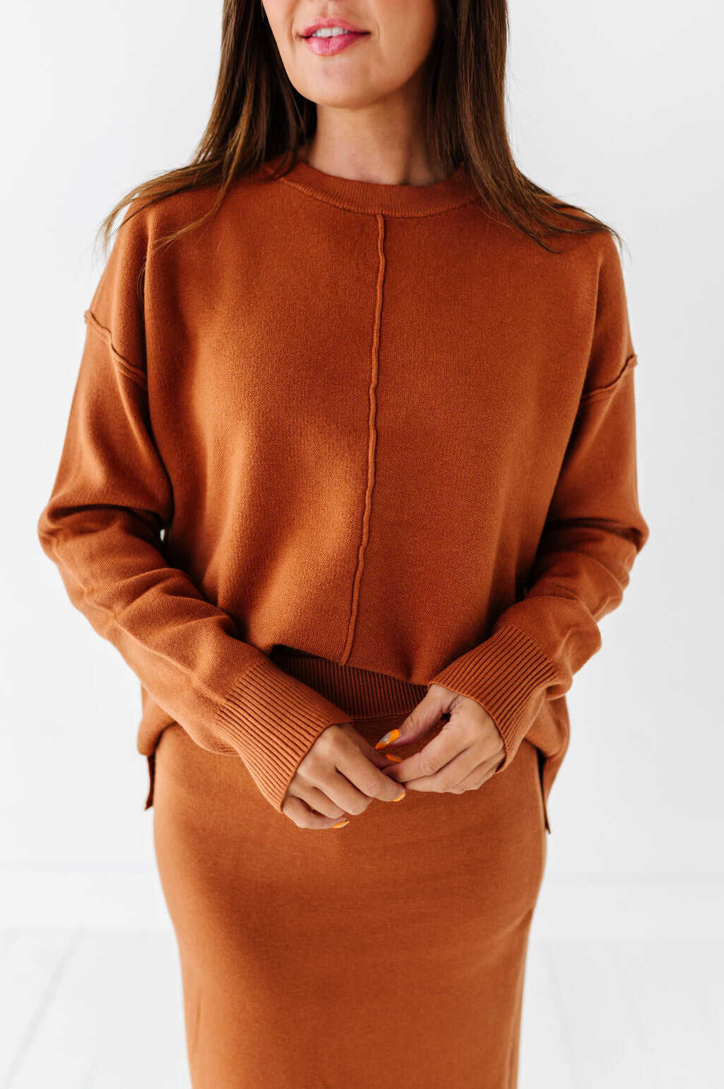 Jayden Skirt Set in Golden Brown - Size Small Left