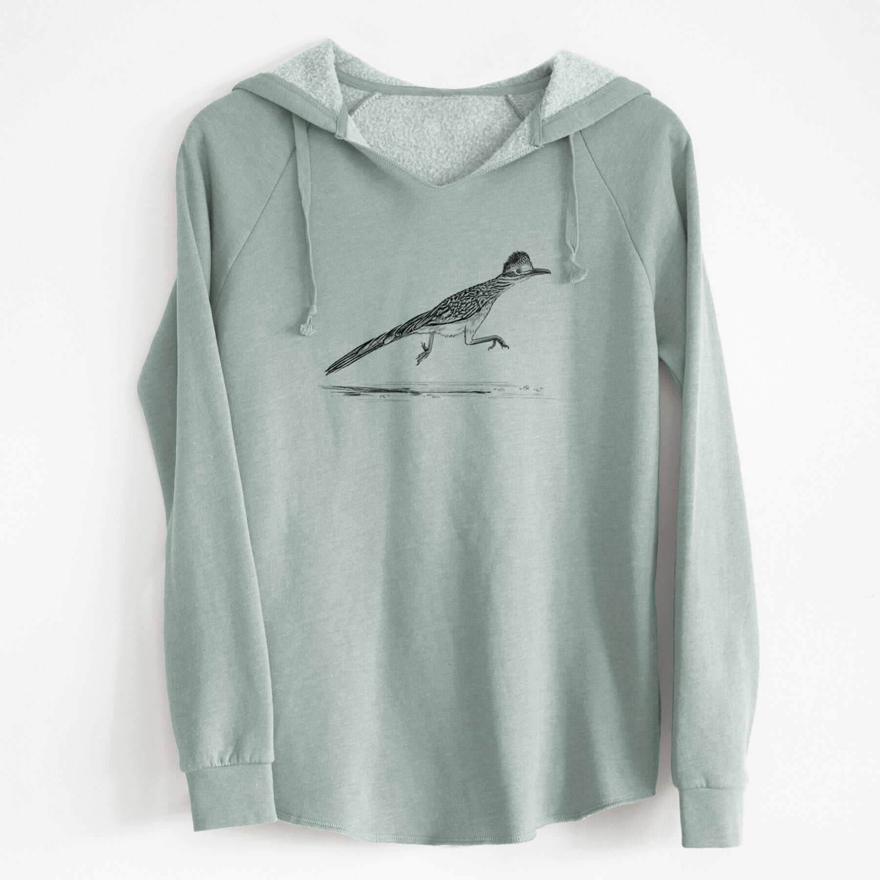 Greater Roadrunner - Geococcyx californianus - Cali Wave Hooded Sweatshirt