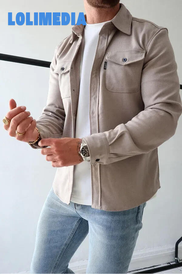 Button Down Shirt Jacket (Buy 2 Free Shipping)