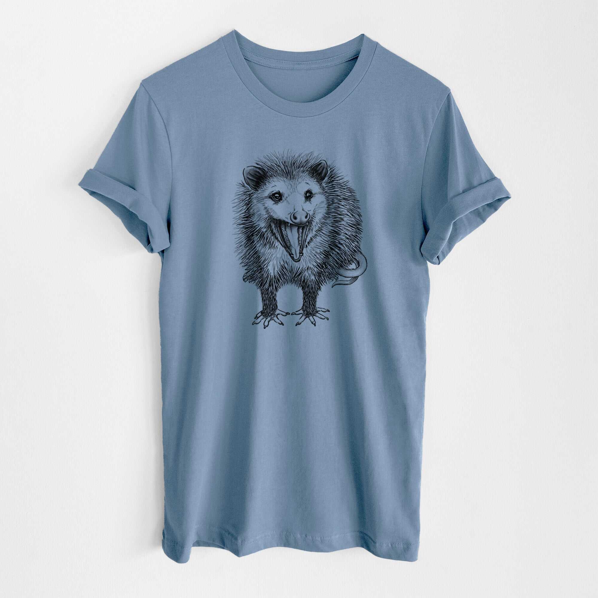 Hissing Opossum - Didelphidae - Lightweight 100% Cotton Unisex Crewneck