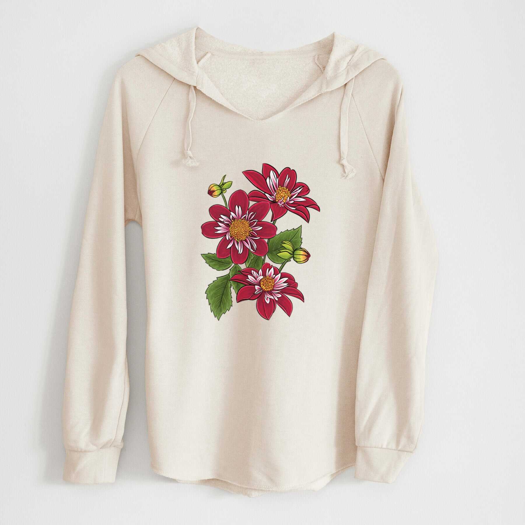 Dahlia Collarette - Night Butterfly - Cali Wave Hooded Sweatshirt