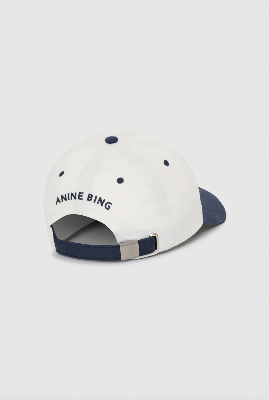 Studyvn Jeremy Baseball Cap in Ivory/Navy