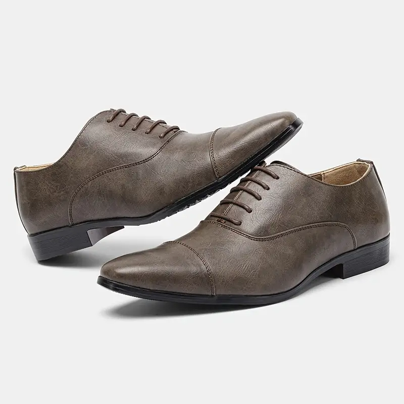 Men's Comfortable Lightweight Cap-toe Oxford Shoes