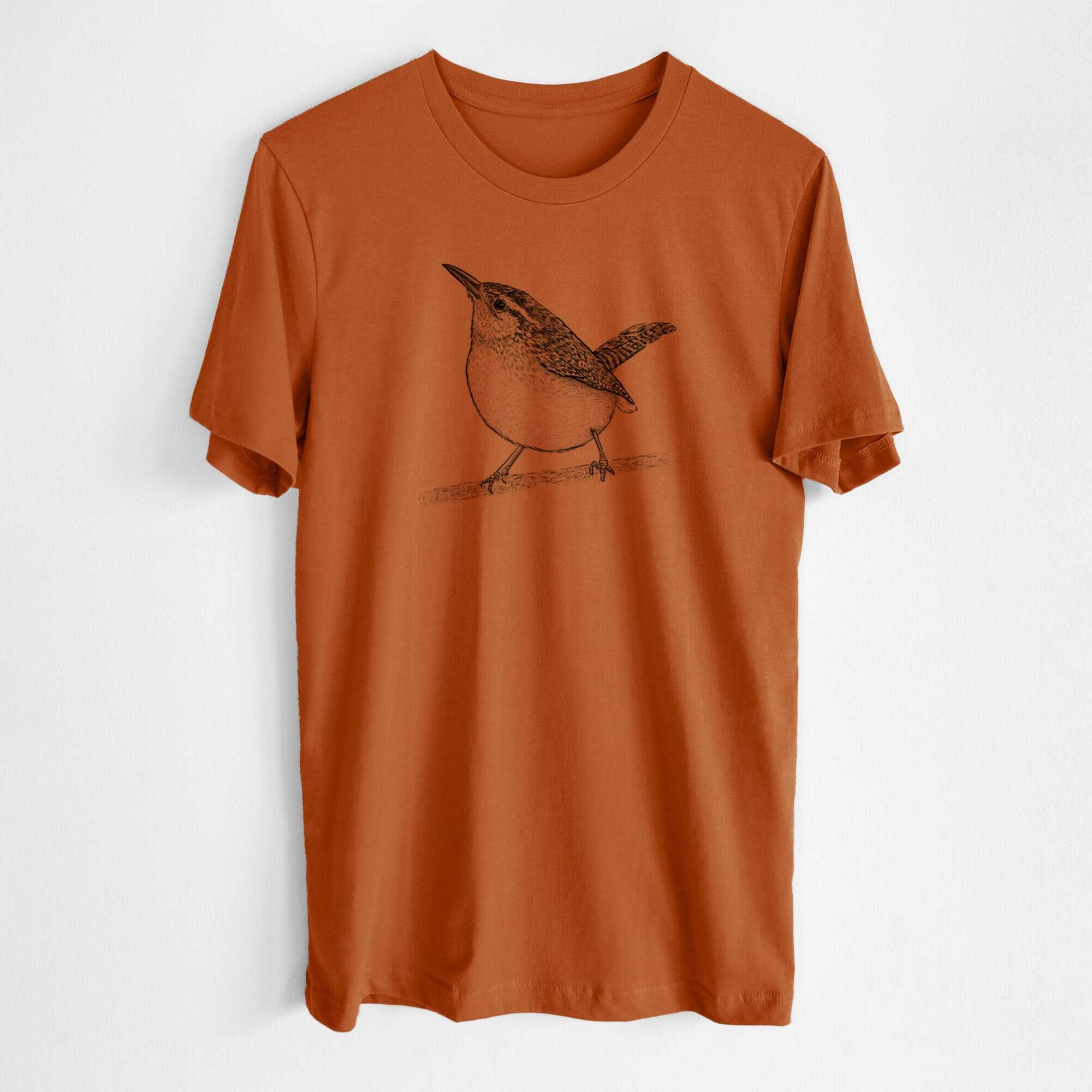 Carolina Wren - Thryothorus ludovicianus - Lightweight 100% Cotton Unisex Crewneck