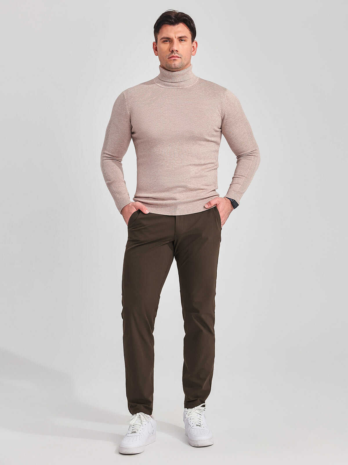 M's Commission Everyday Performance Chino Pants Olive Brown