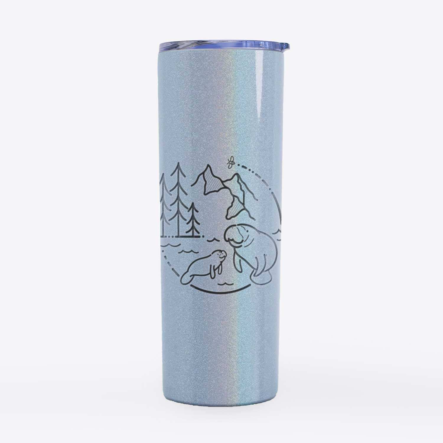 It's All Connected - Manatee - 20oz Skinny Tumbler