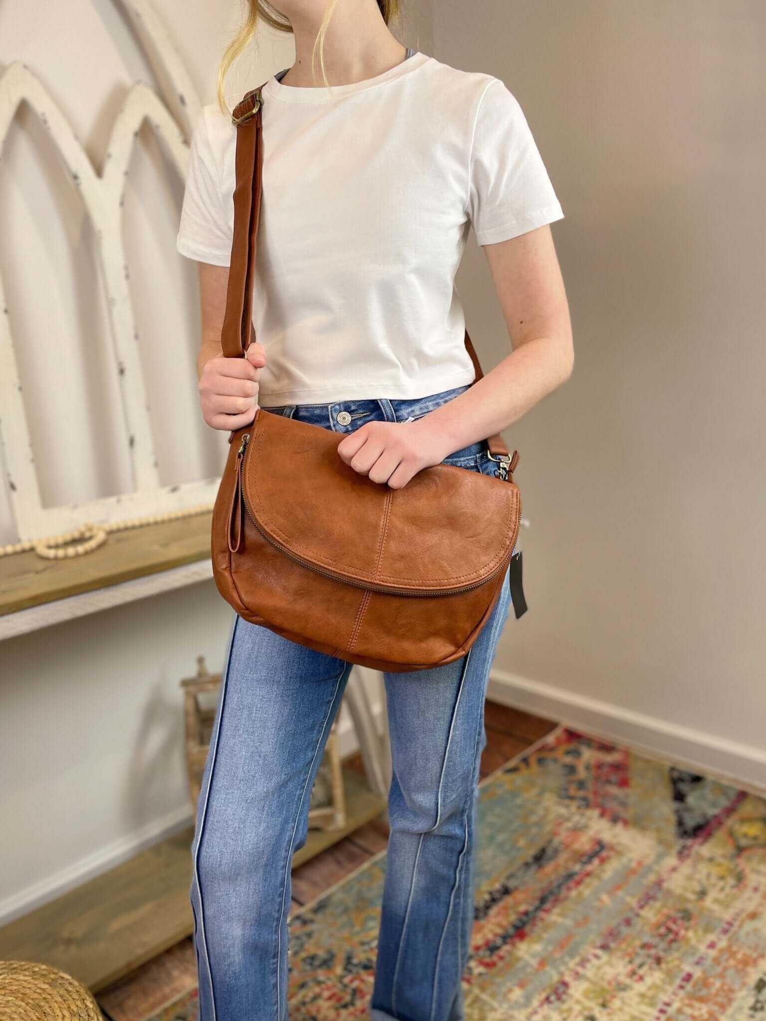 Selma Saddle Crossbody Bag