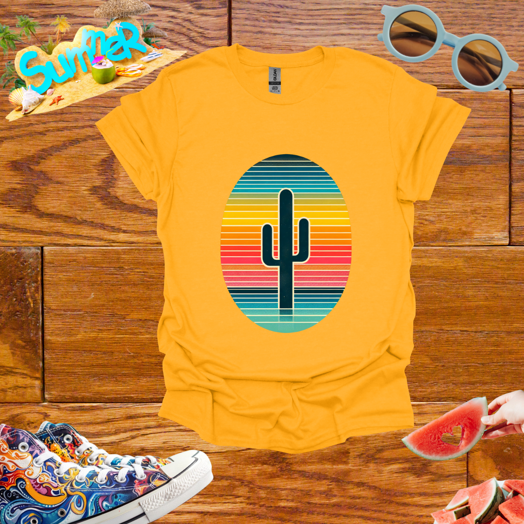 ZCKBDColorful Cactus T-Shirt