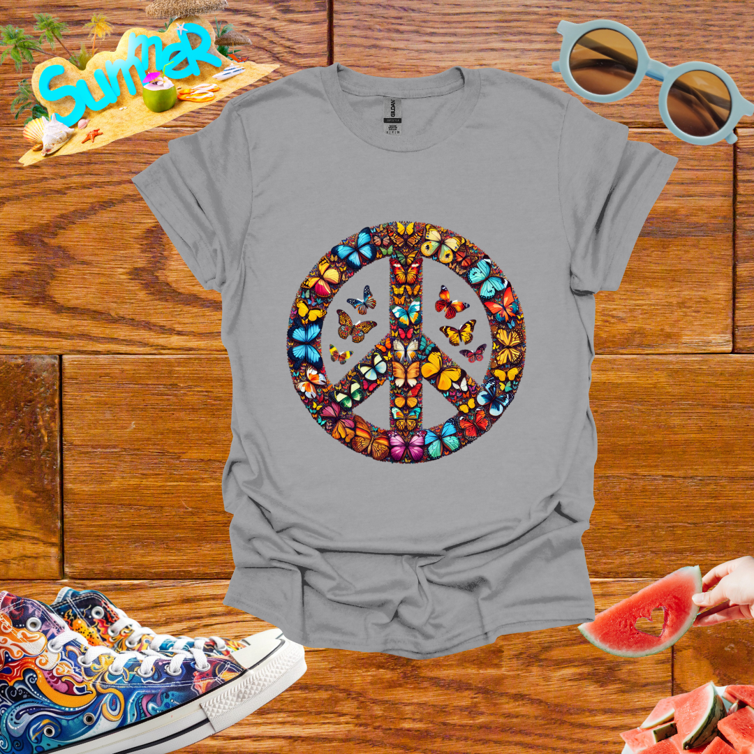 ZCKBDButterfly Peace T-Shirt