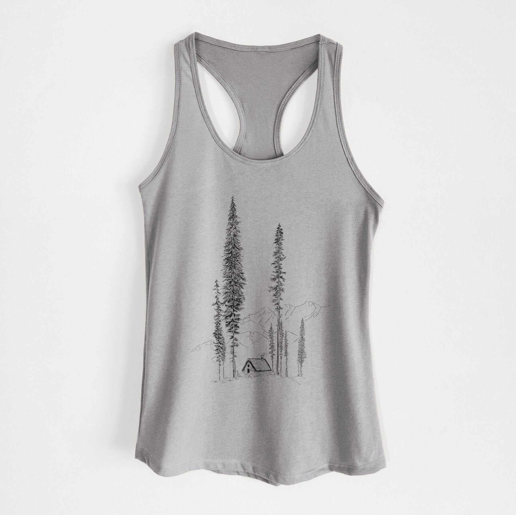 Mountain Pine Cabin Retreat - Women's Racerback Tanktop