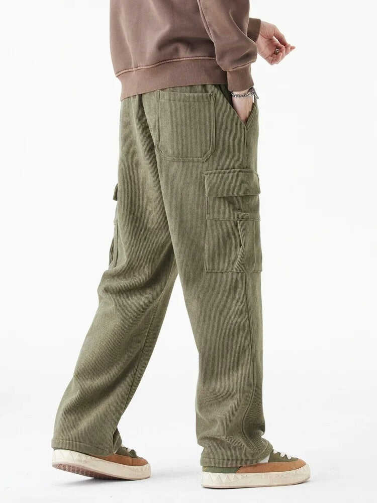 FLEECE LINED CARGO PANTS