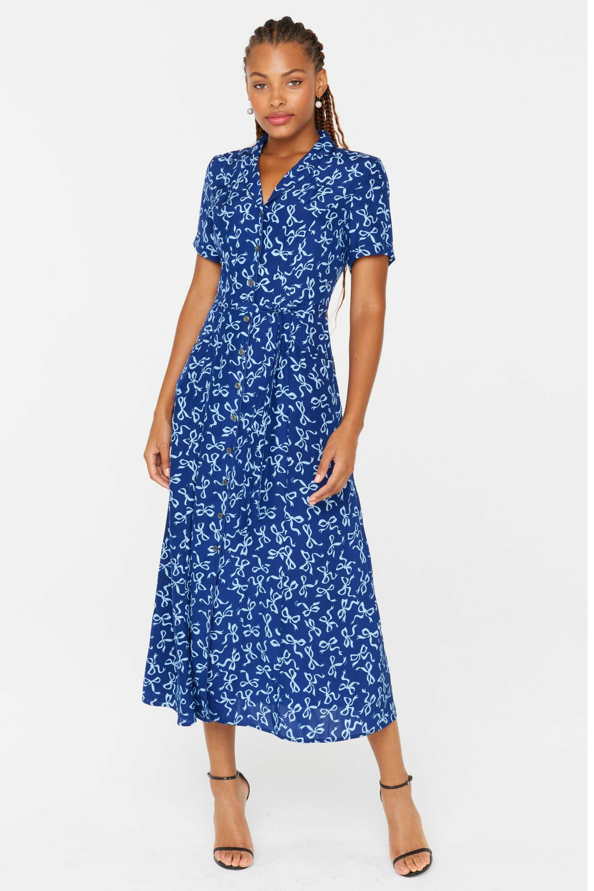 Silk Long Maria Dress