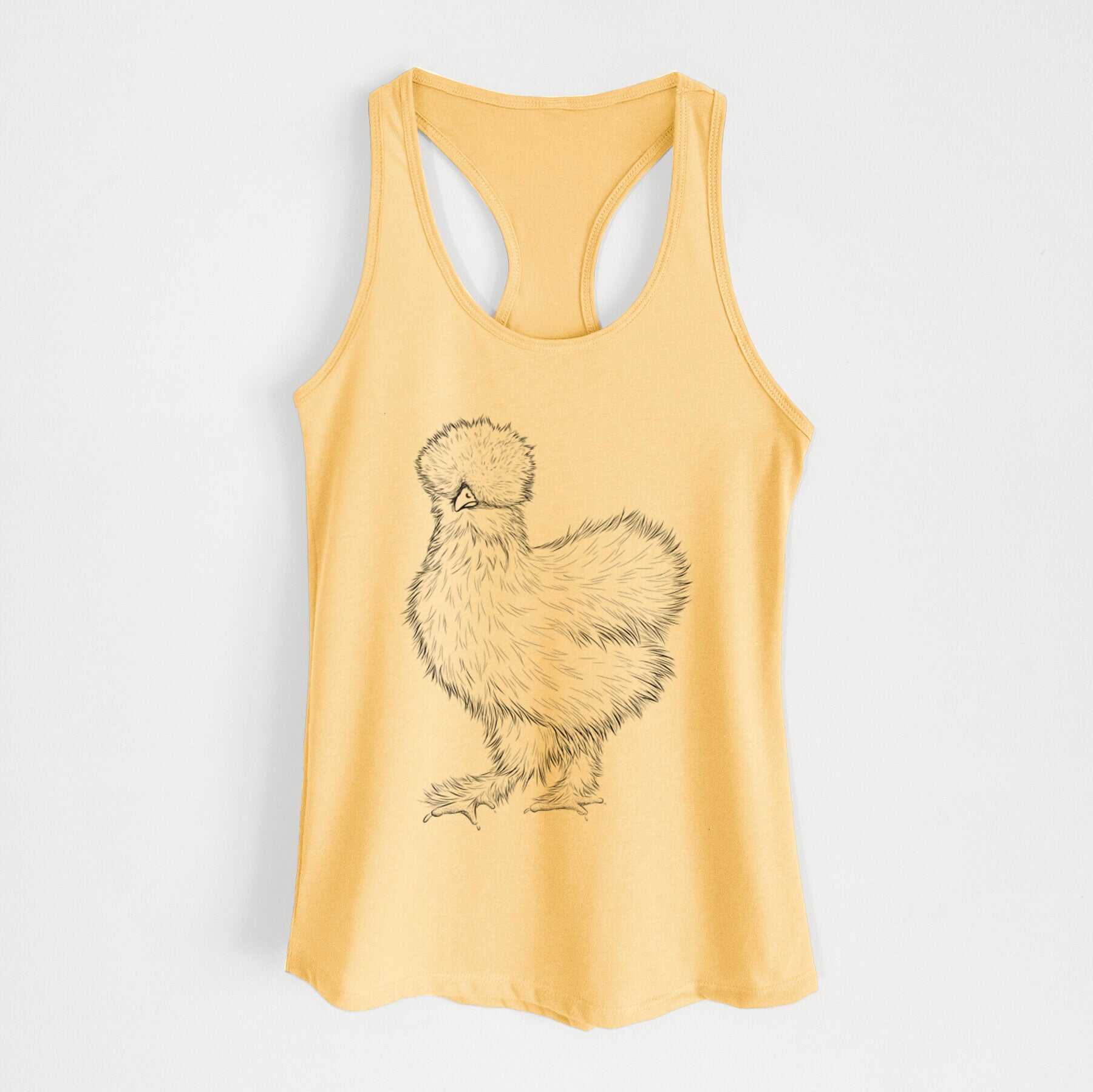 Silkie Chicken - Women's Racerback Tanktop