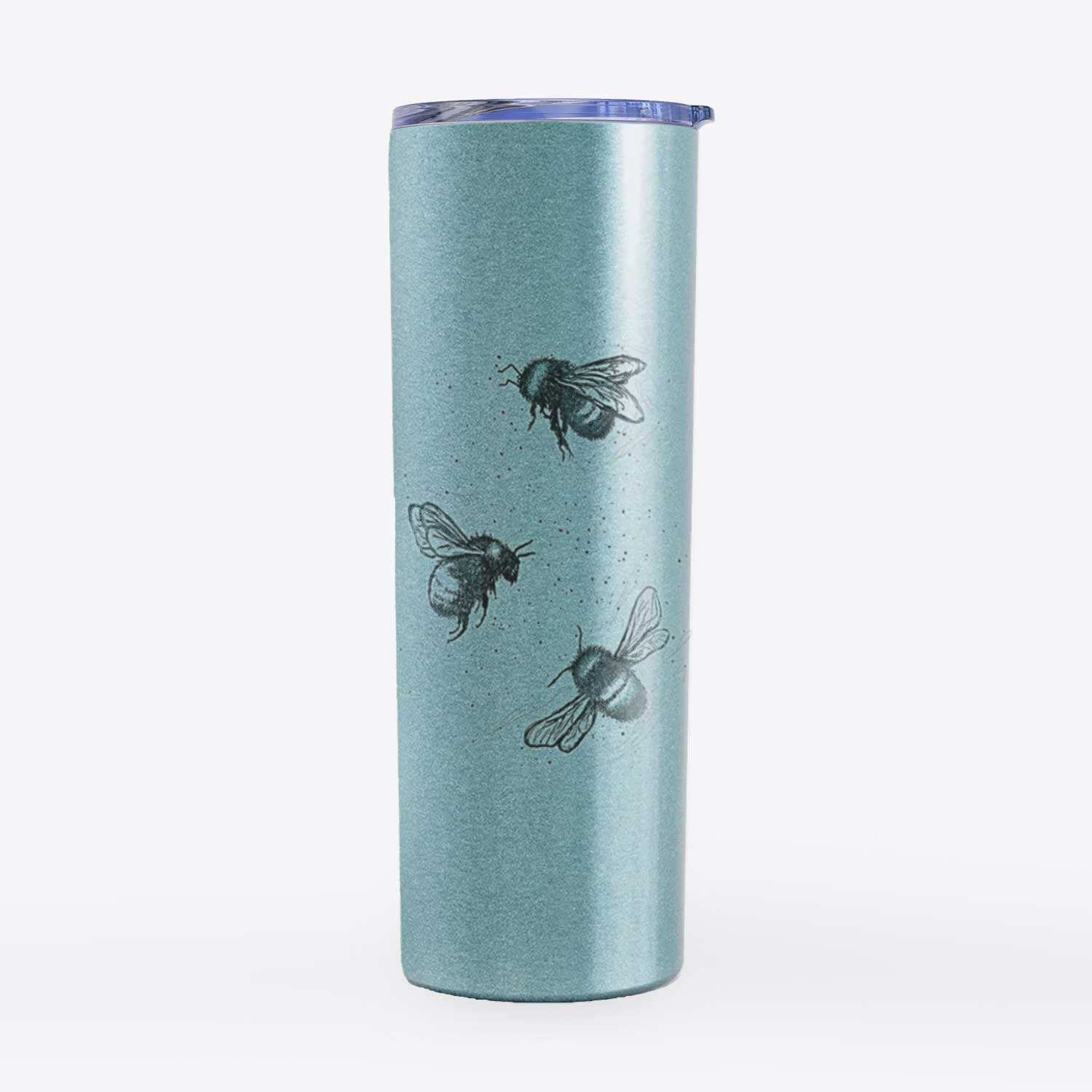 American Bumblebee Trio - Bombus Pensylvanicus - 20oz Skinny Tumbler
