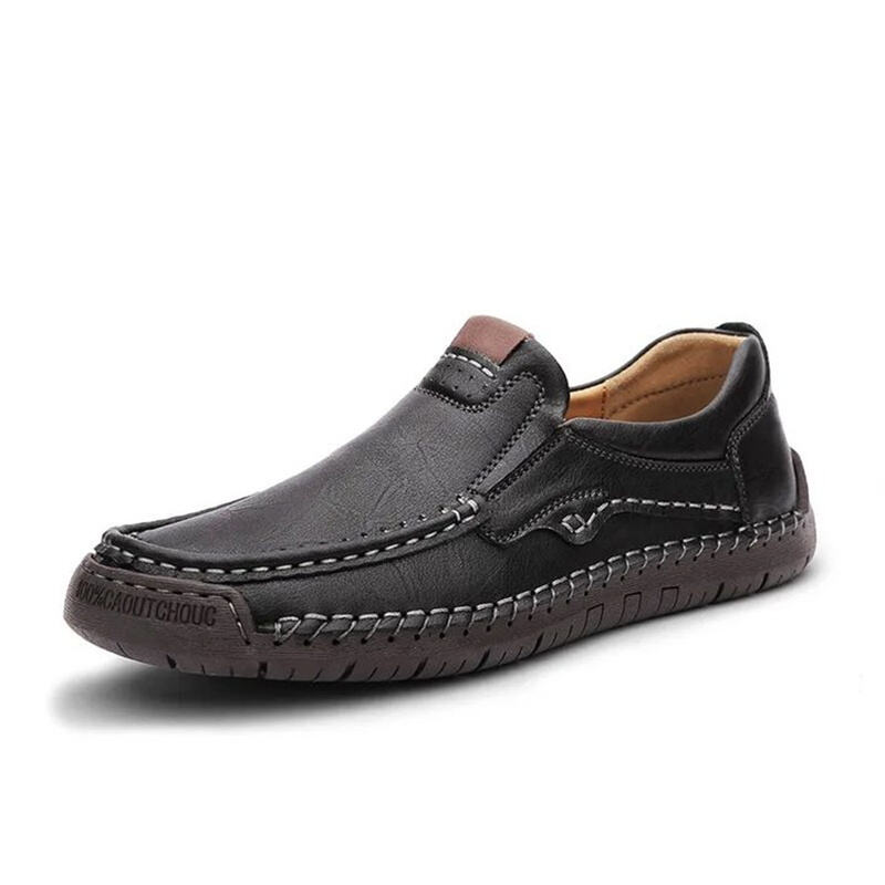 Men's Hand-Stitched Slip-On Orthopedic Leather Shoes Loafers