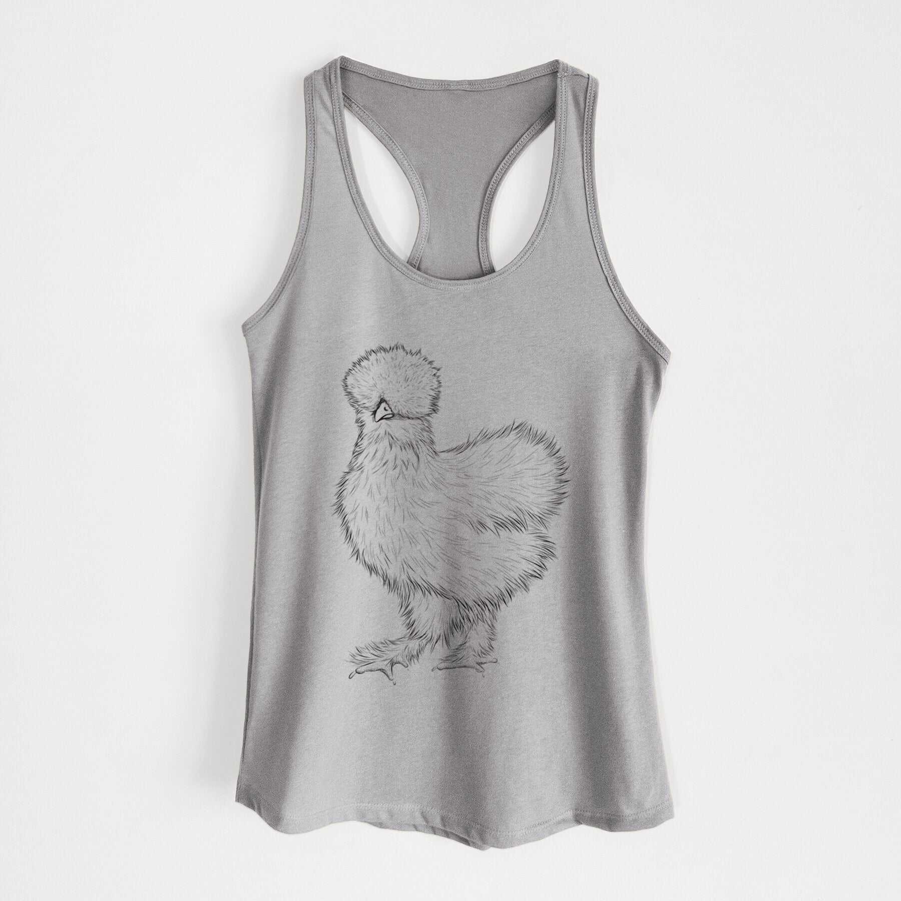 Silkie Chicken - Women's Racerback Tanktop