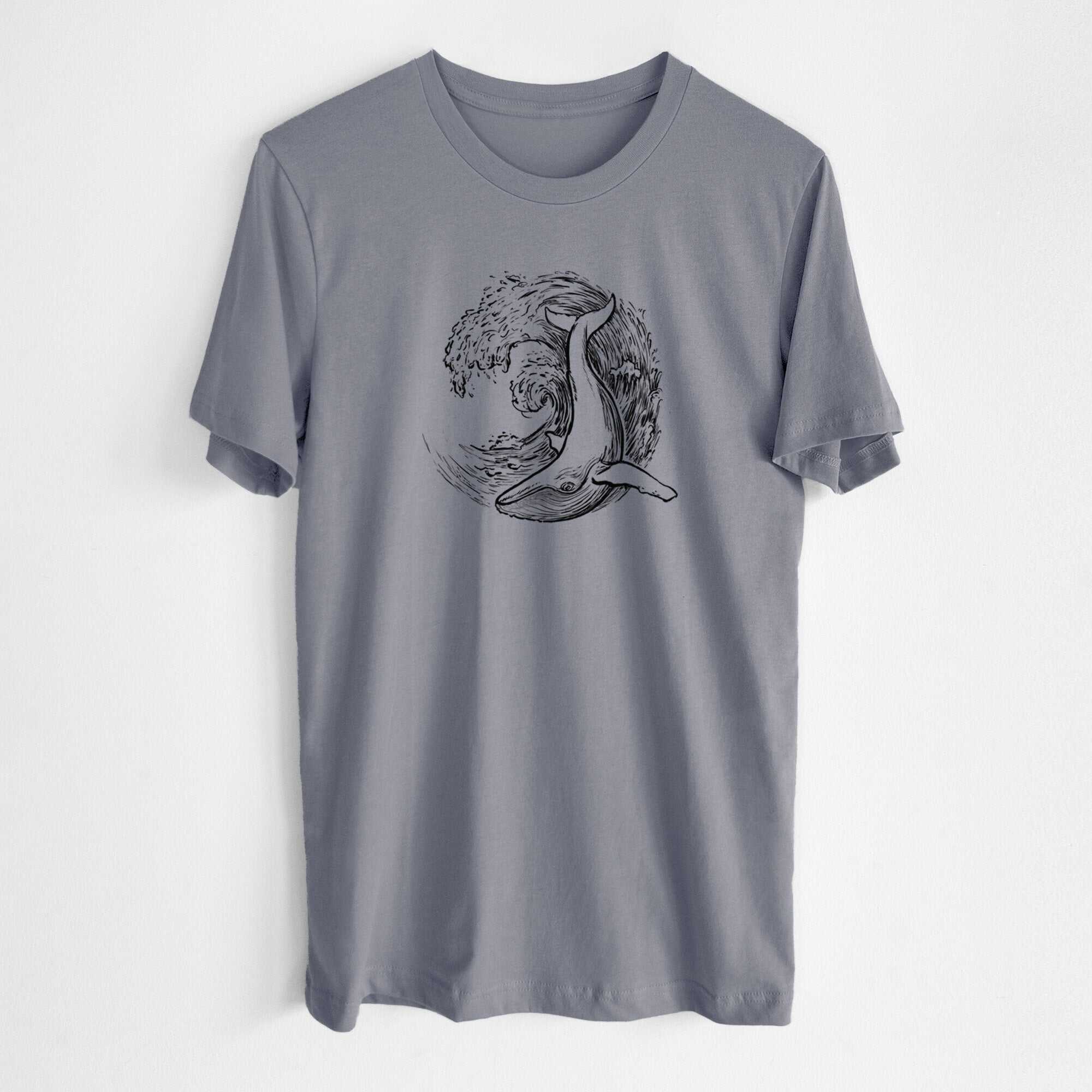 Whale Wave - Lightweight 100% Cotton Unisex Crewneck