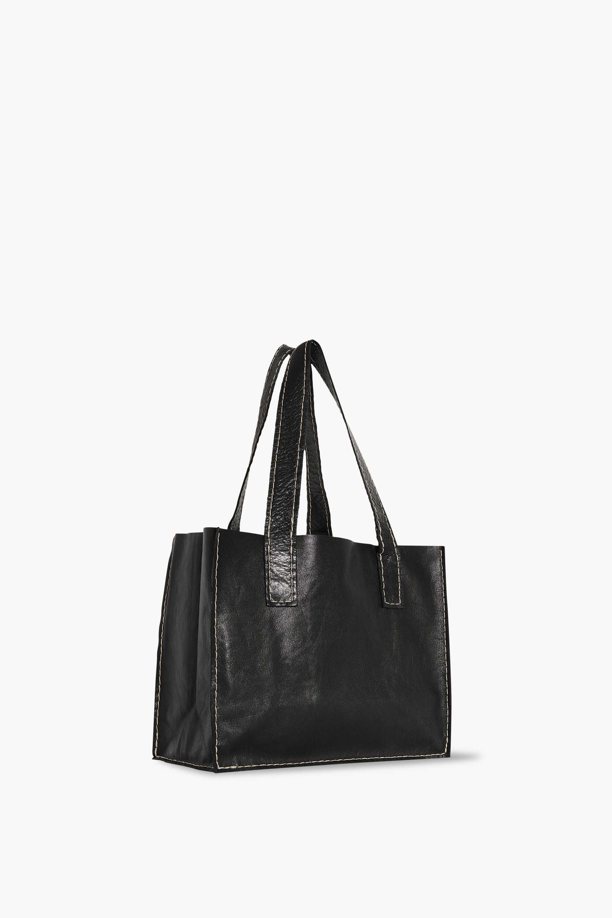 Maya EW Tote Bag in Leather
