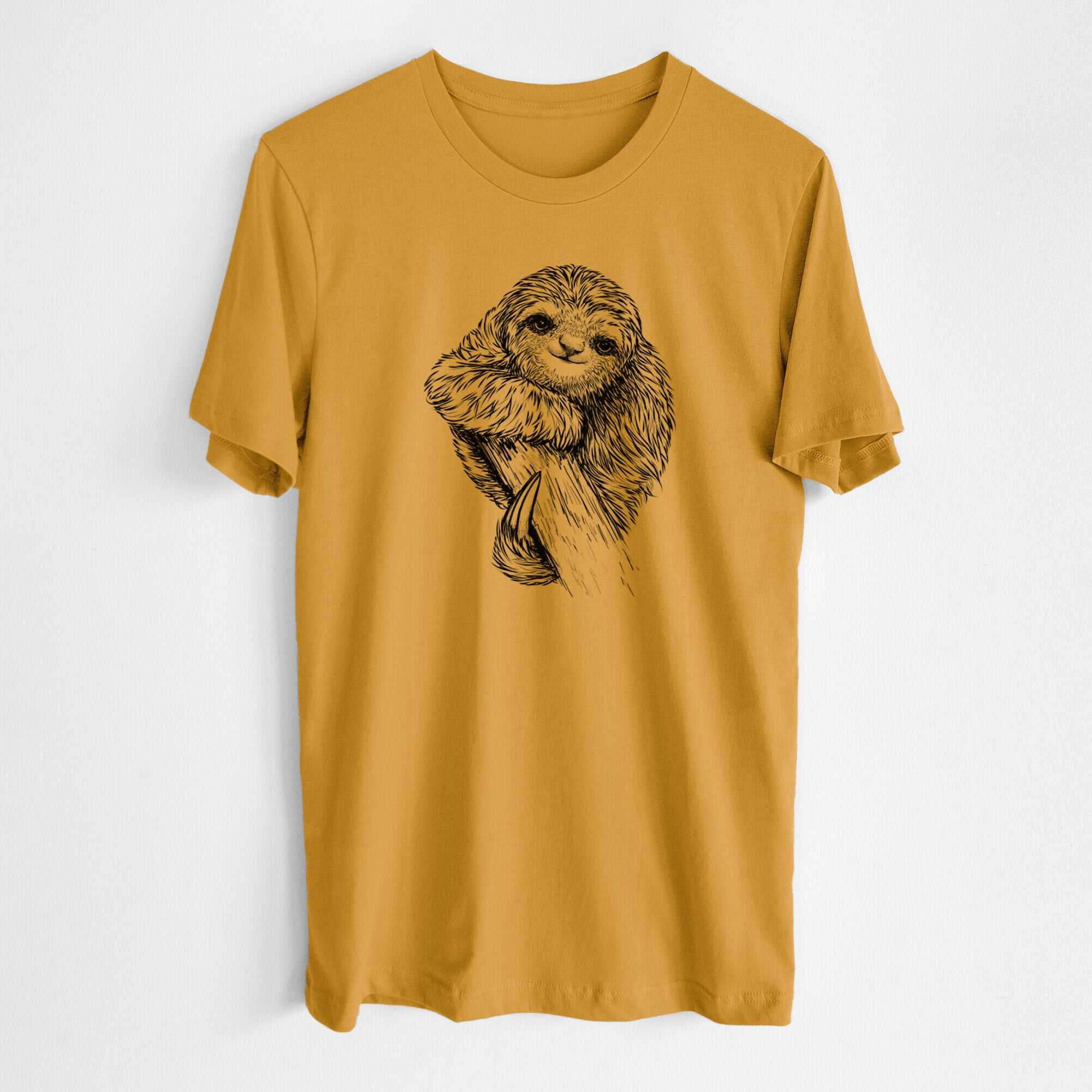 Pygmy Three-toed Sloth - Bradypus pygmaeus - Lightweight 100% Cotton Unisex Crewneck