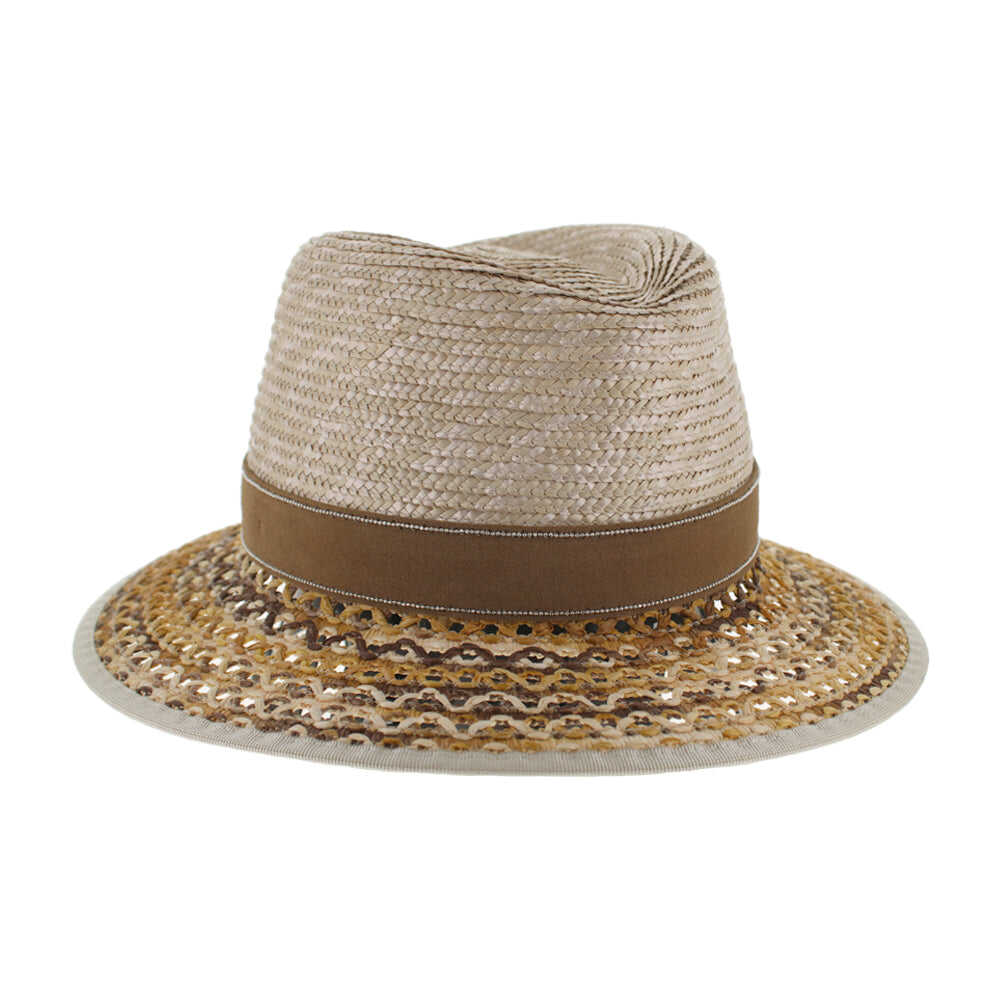 Paper Braid and Raffia Straw  Hat
